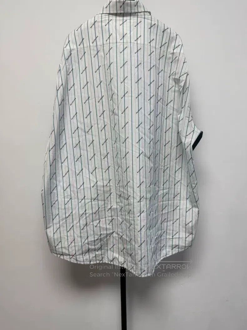 Balenciaga Balenciaga Size 40 Barrage Patchwork Short Sleeve Shirt Ja Size US M / EU 48-50 / 2 - 2 Thumbnail
