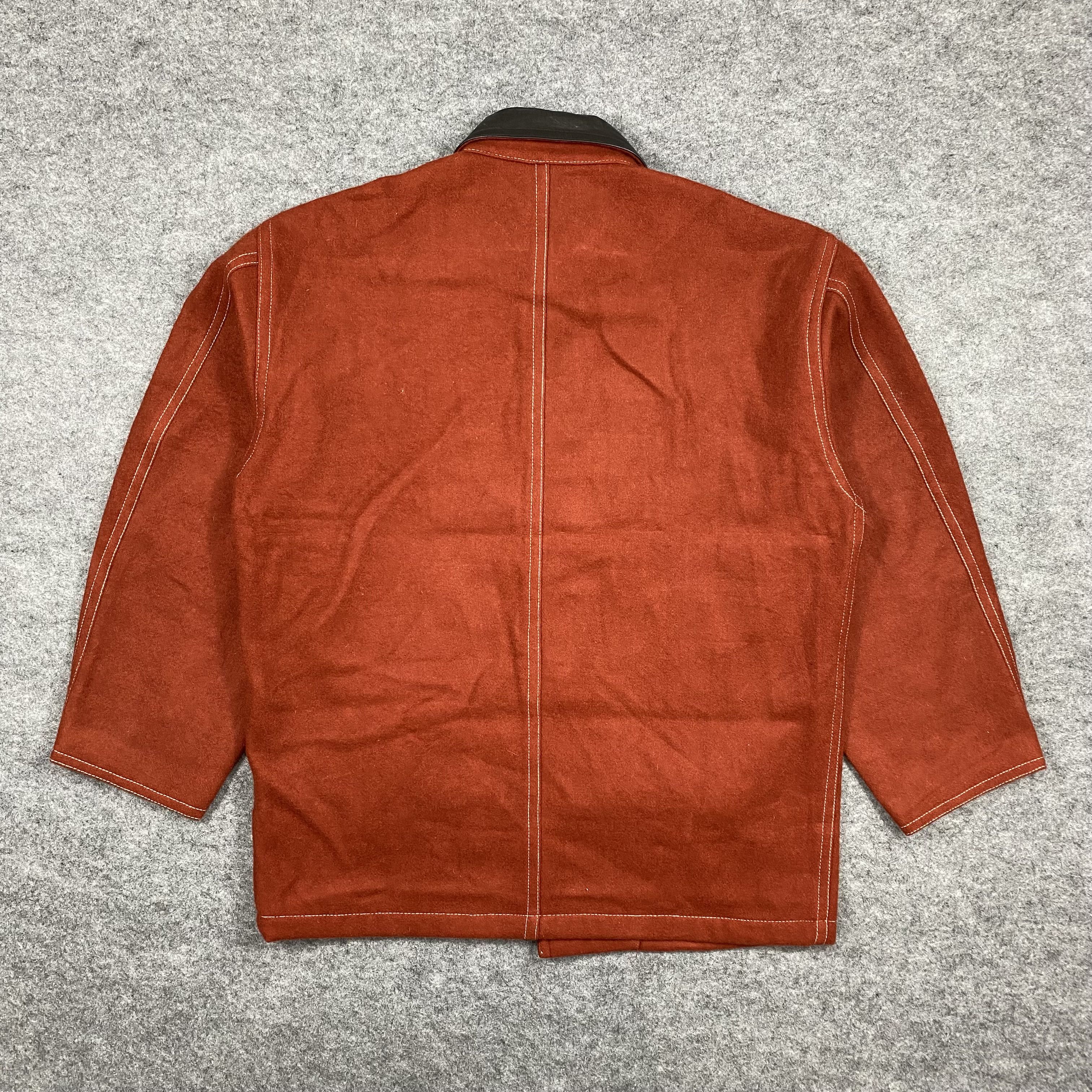 Kapital VINTAGE LEATHER WOOL KAPITAL STYLE CHORE JACKET-J539 Size US L / EU 52-54 / 3 - 2 Thumbnail