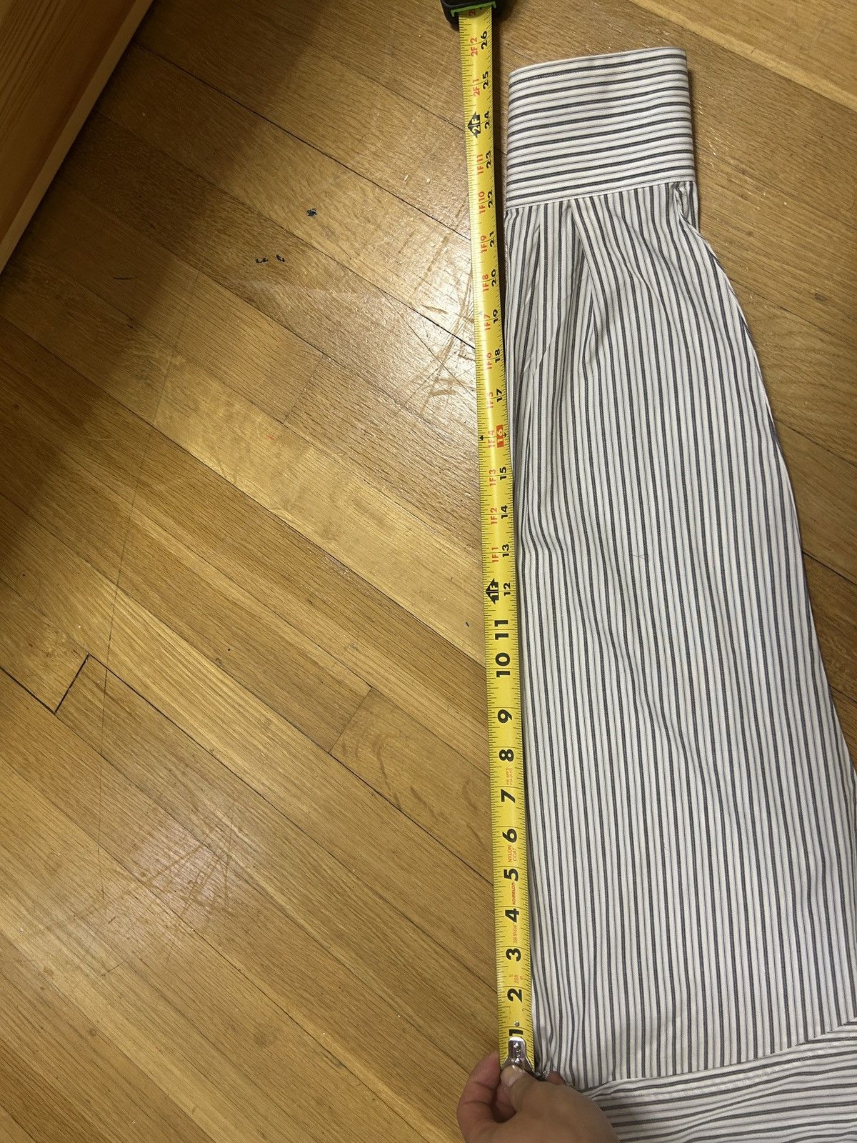 Burberry Vintage Burberry Grey striped Button up Size US M / EU 48-50 / 2 - 6 Thumbnail