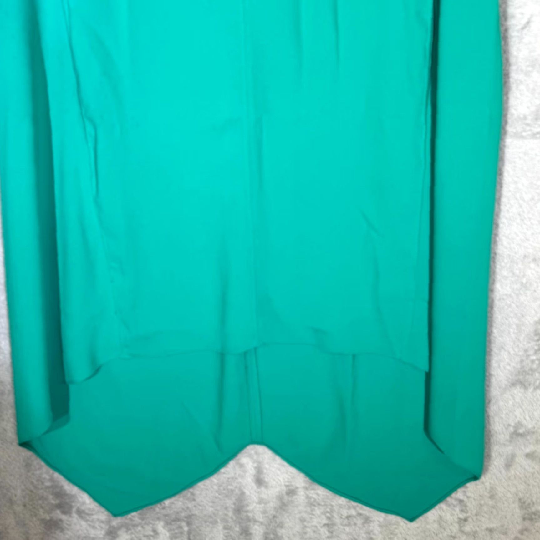 Vintage Rachel Roy Sydney Dress Sleeveless Womens XS Mint Green Asymmetrical High-Low Hem V-Neck Pullover Dress Size XS / US 0-2 / IT 36-38 - 4 Thumbnail