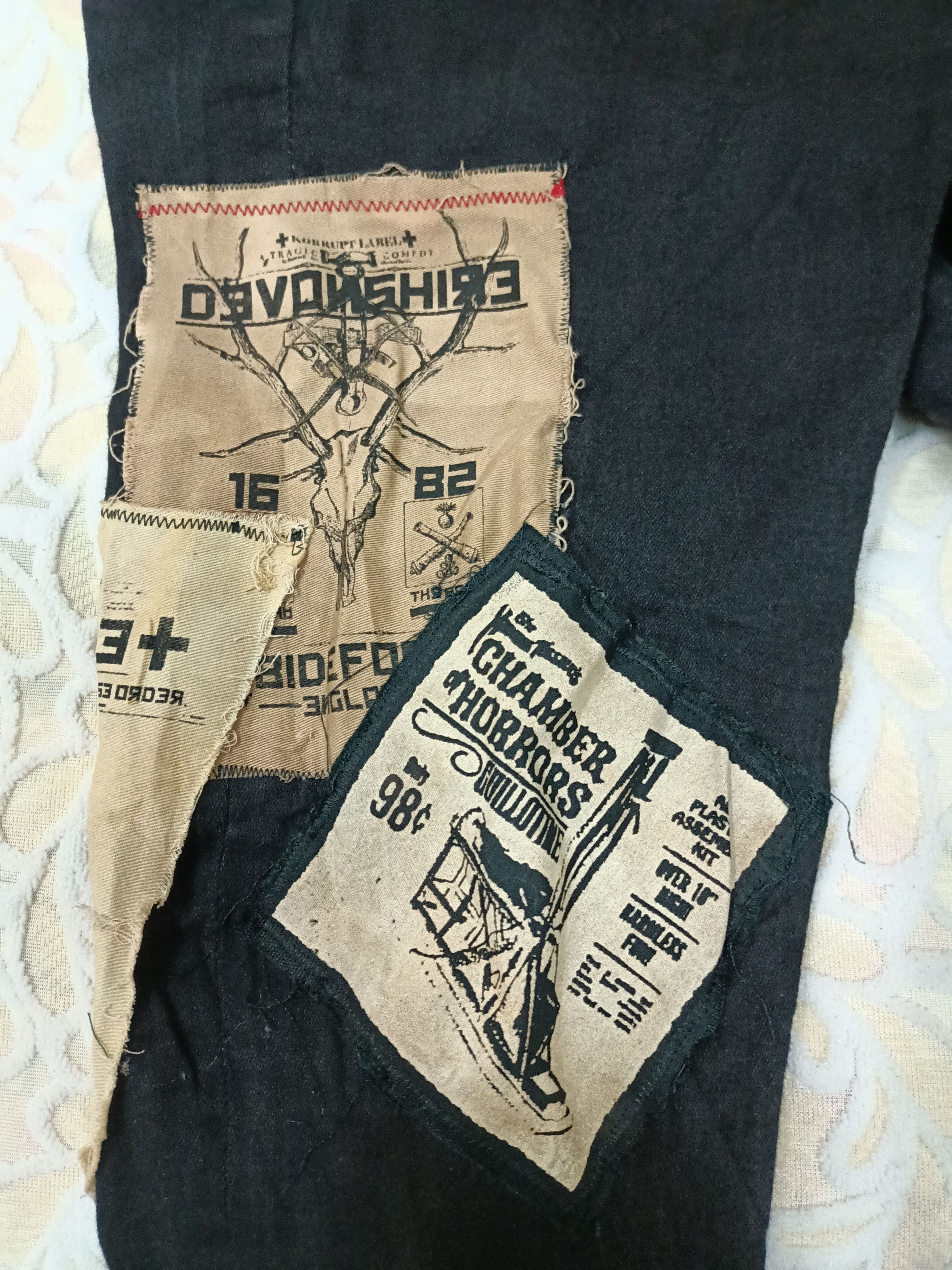 Other Rare custom korrupt label patch skinny ankle jeans Size US 30 / EU 46 - 6 Thumbnail