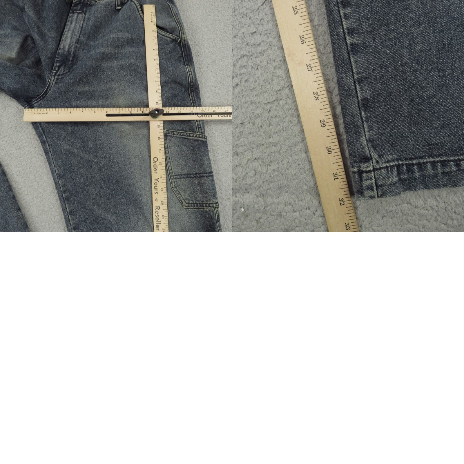 Sean John VINTAGE Sean John Jeans 5-Pocket Cargo Wide-Leg 34 Men Denim Blue 90s Grunge Hip Hop 32 Inseam Harvested in Hong Kong Mens Size US 34 / EU 50 - 9 Thumbnail