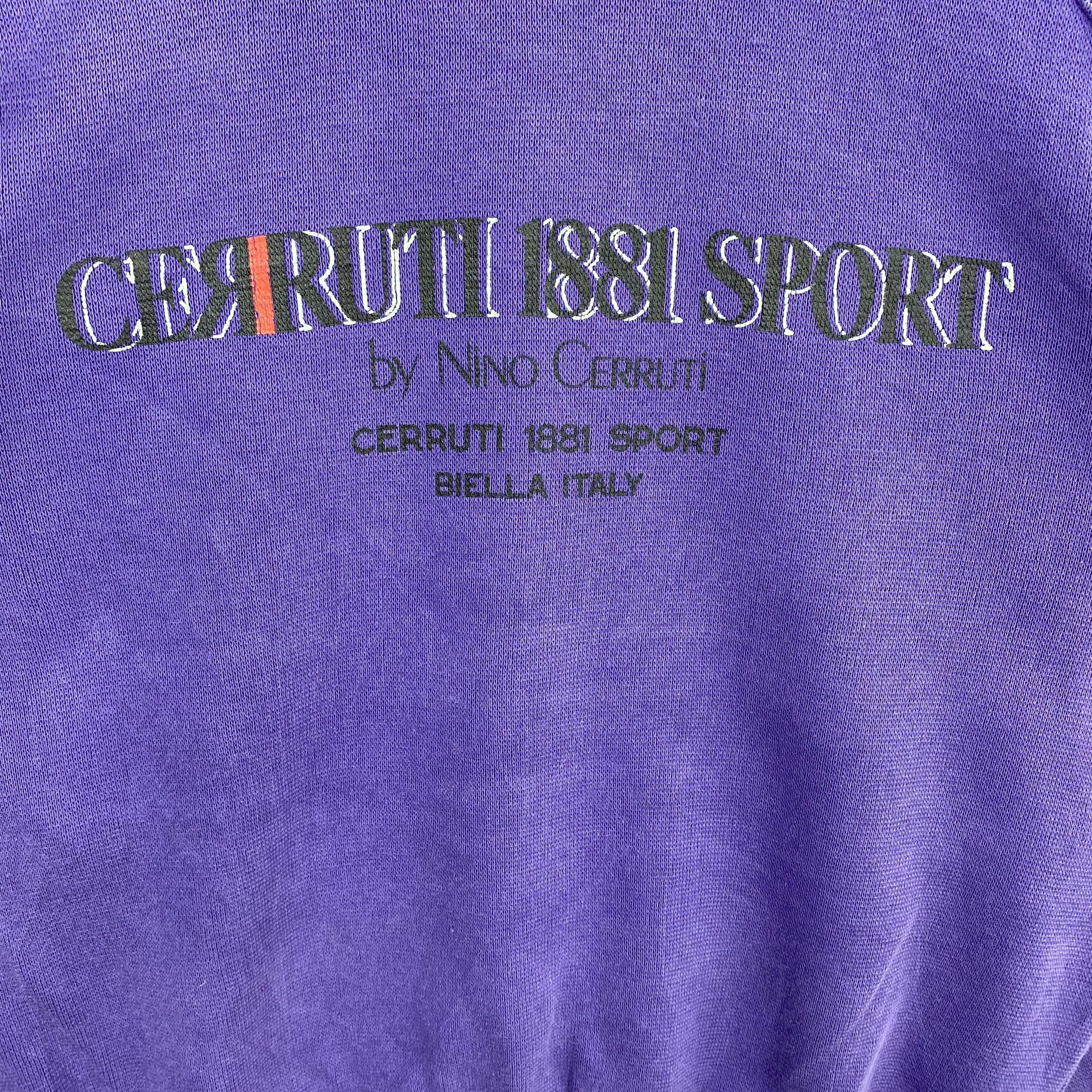 Vintage Vintage 90s Cerruti 1881 Sport Sweatshirt Biella Italy Size US M / EU 48-50 / 2 - 3 Thumbnail