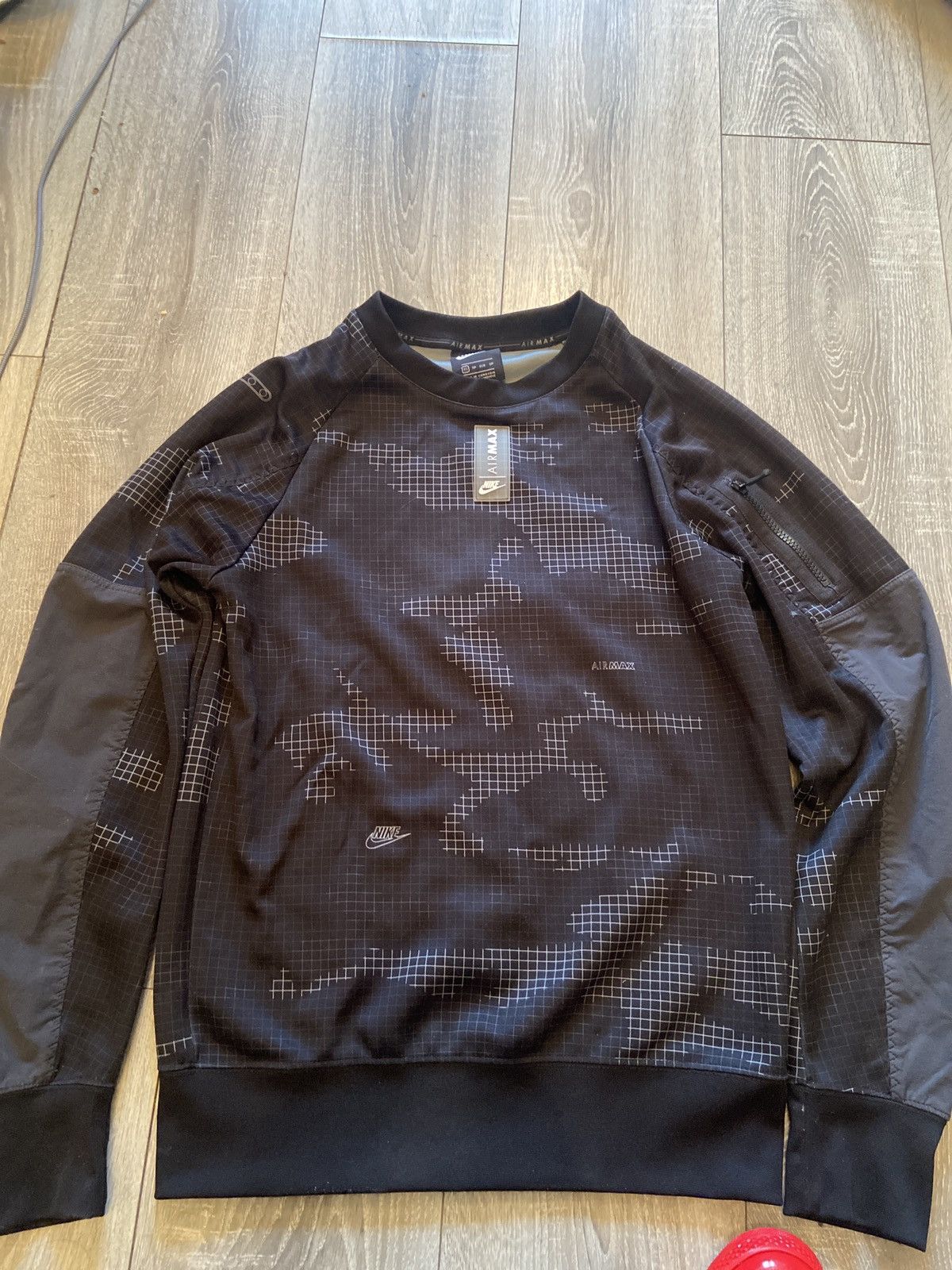 Nike Digital Checkbox Camo SweatShirt Size US XS / EU 42 / 0 - 1 Thumbnail