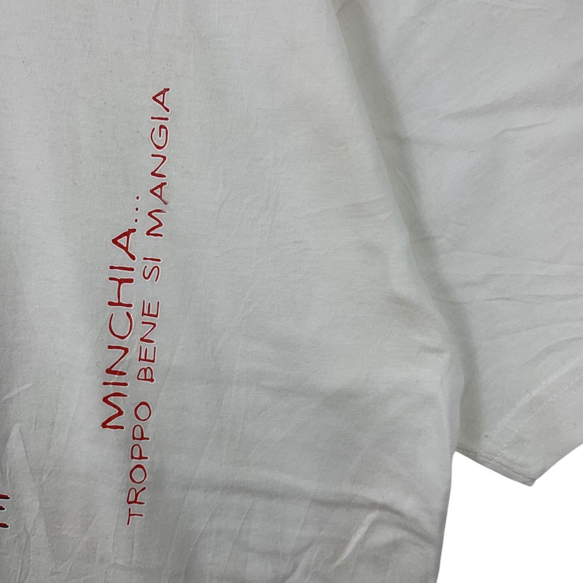 Vintage Vintage FIGLIA D’ARTE MINCHIA Lupara Comic Strip Tee Shirt Size US S / EU 44-46 / 1 - 4 Thumbnail