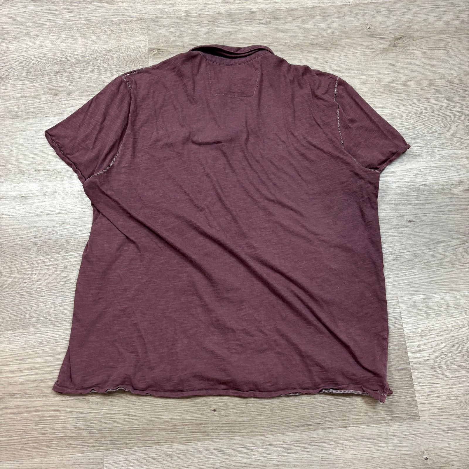 John Varvatos John Varvatos Star USA Cotton Slub Polo Shirt Men's 2XL Size US XXL / EU 58 / 5 - 3 Thumbnail