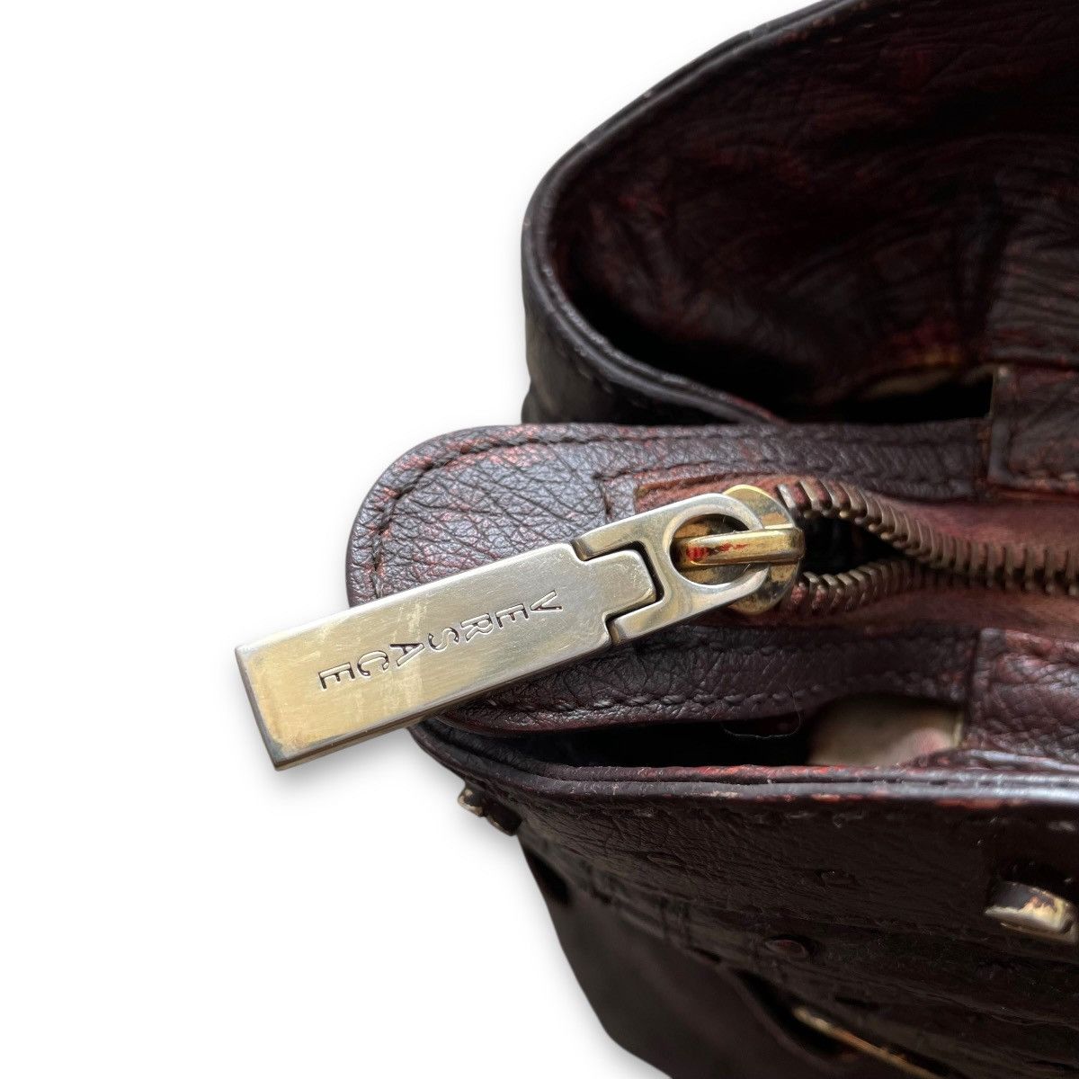 Designer × Versace × Vintage VINTAGE GIANNI VERSACE COUTURE PATENT LEATHER HANDBAG Size ONE SIZE - 12 Thumbnail