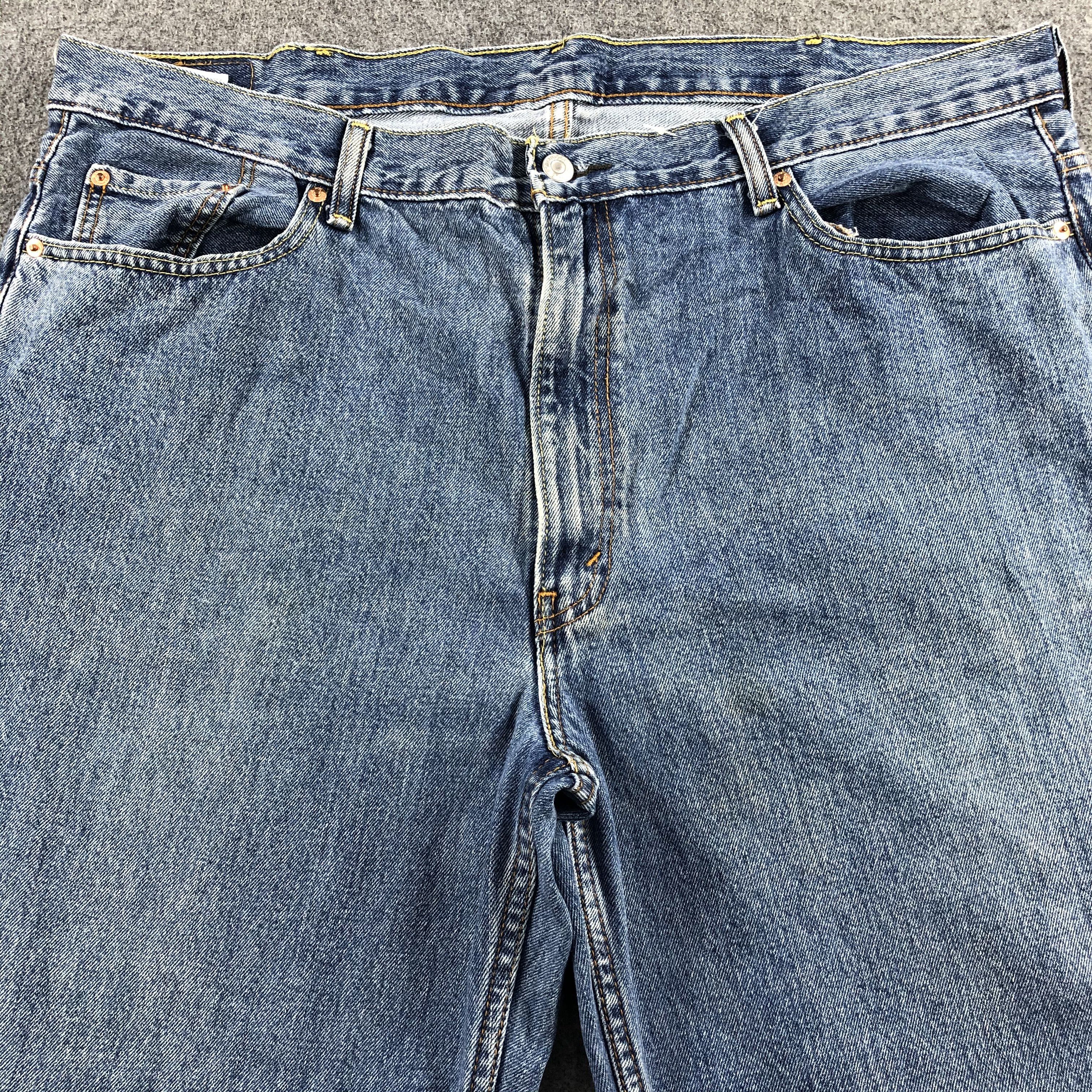 Levi's Vintage Blue Wash Levis 550 Jeans-J2210 Size US 42 / EU 58 - 3 Thumbnail