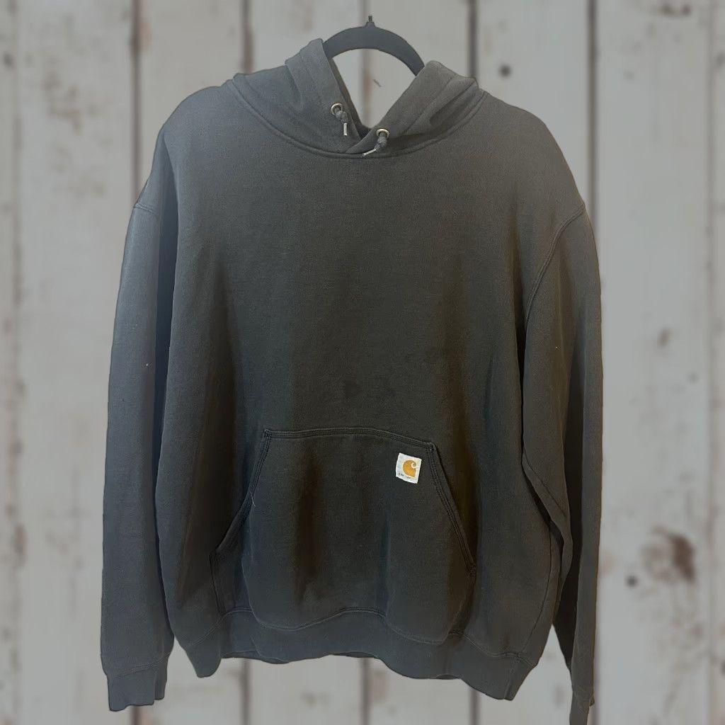 Carhartt Carhartt Black Drawstring Hoodie Pullover Mens L Kangaroo Pockets Sleeve Spell Size US L / EU 52-54 / 3 - 1 Thumbnail