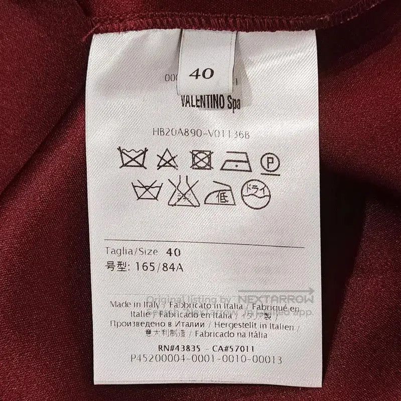 Valentino Valentino Burgundy Silk Summer Shorts for Women . Size 26" / US 2 / IT 38 - 5 Thumbnail
