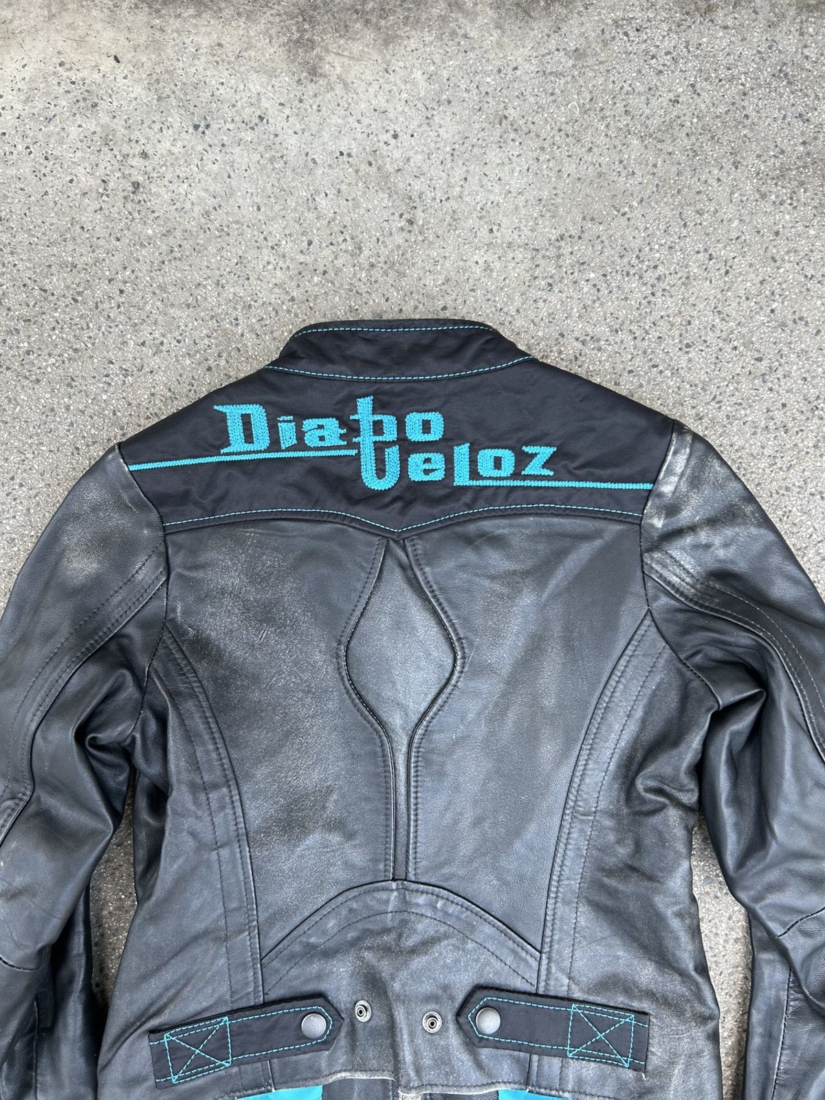 Diesel Vintage Diesel Y2K Leather Jacket Fitted Denim Moto Jacket Size M / US 6-8 / IT 42-44 - 21 Thumbnail