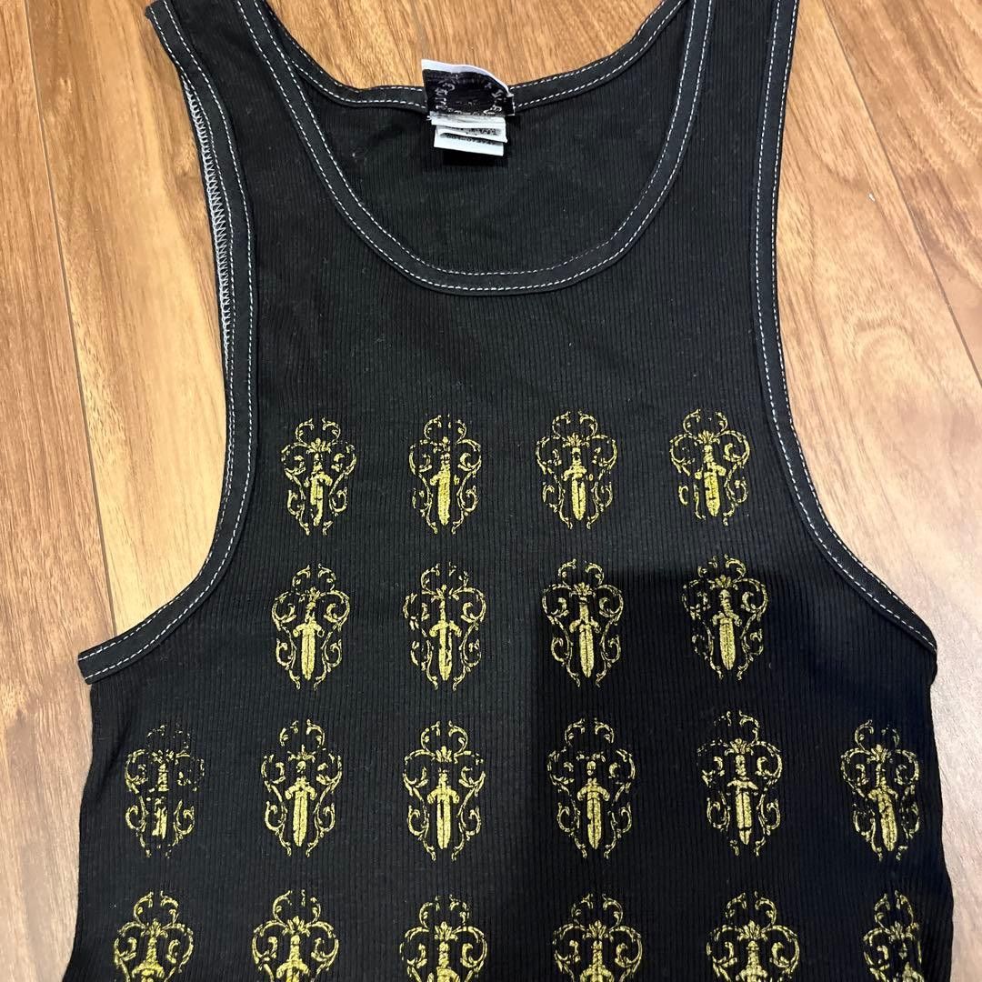 Chrome Hearts CHROME HEARTS Vin Dagger Print Tank Top Black M Size US M / EU 48-50 / 2 - 3 Thumbnail