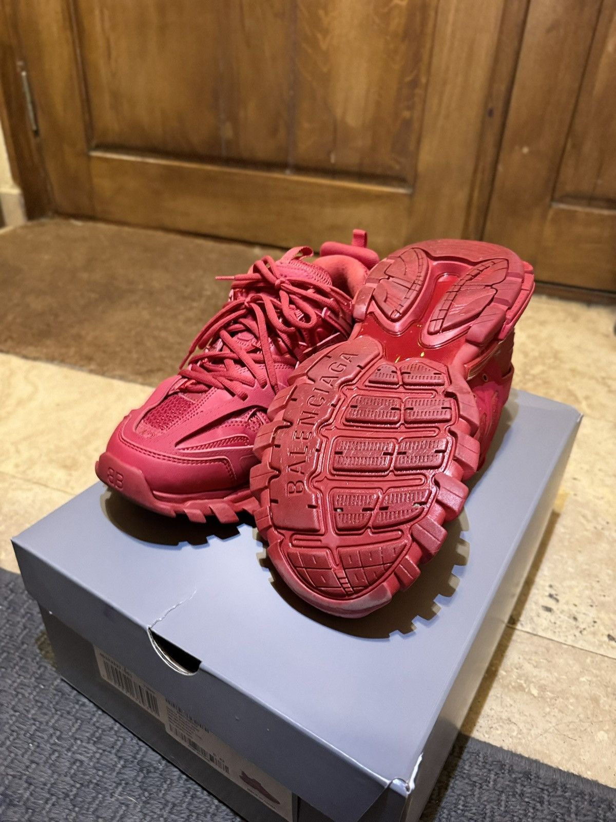 Balenciaga Balenciaga Track , red Size US 9 / EU 42 - 2 Thumbnail