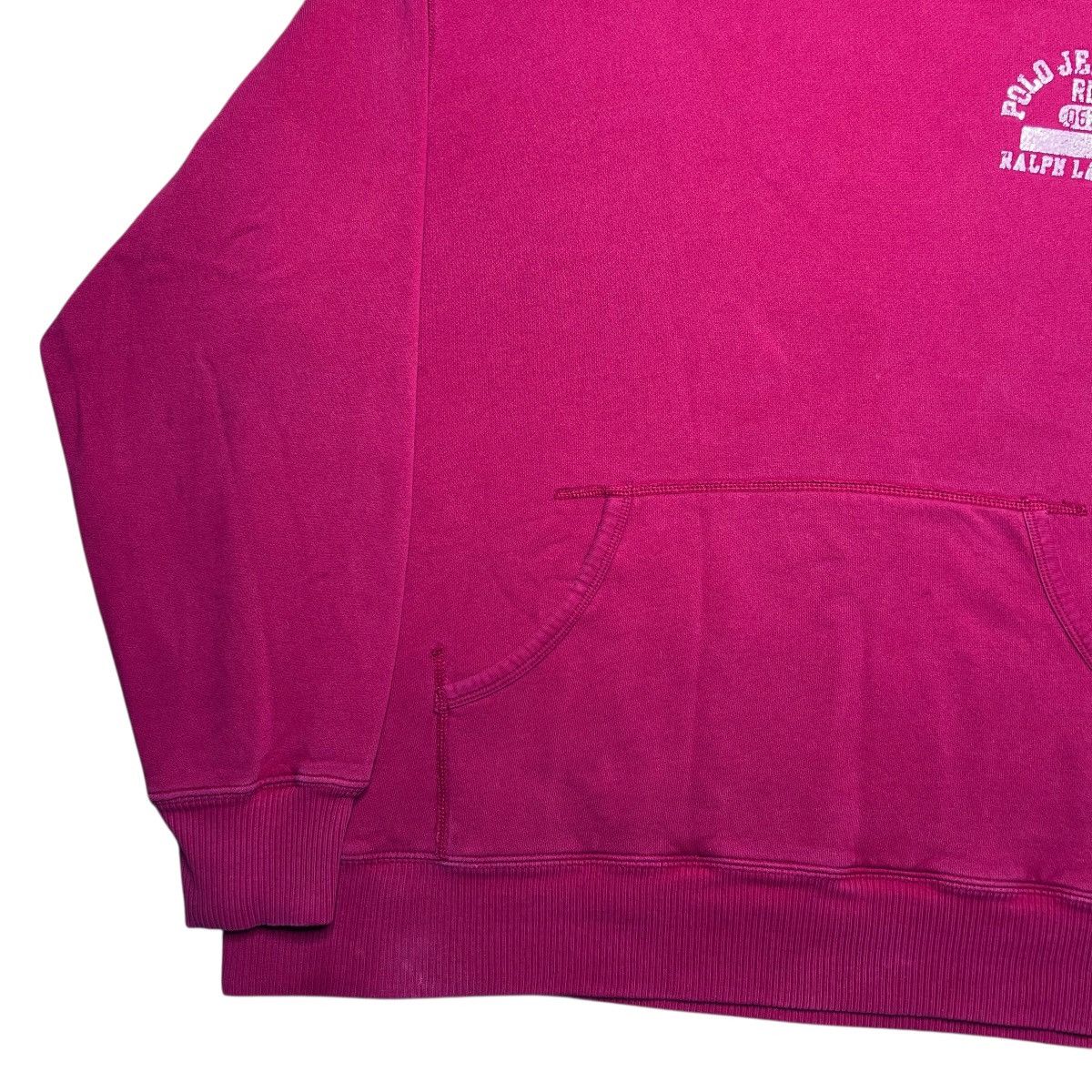Polo Ralph Lauren Vintage 2000s Polo Jeans By Ralph Lauren Red Pullover Hoodie Size US XXL / EU 58 / 5 - 16 Thumbnail
