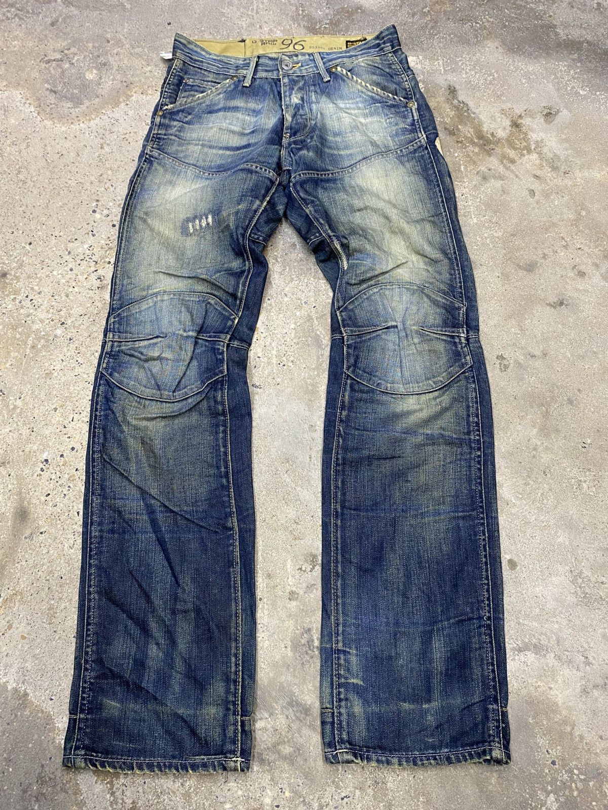 If Six Was Nine × Vintage 💥Bindding Offer💥 rare g-star faded jeans pant Size US 29 - 2 Thumbnail