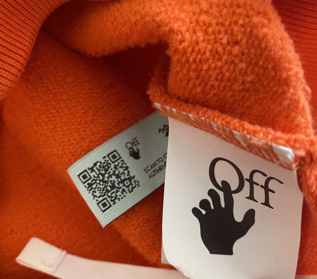 Off-White Off-White Hoodie Orange Size Medium Size US M / EU 48-50 / 2 - 7 Thumbnail