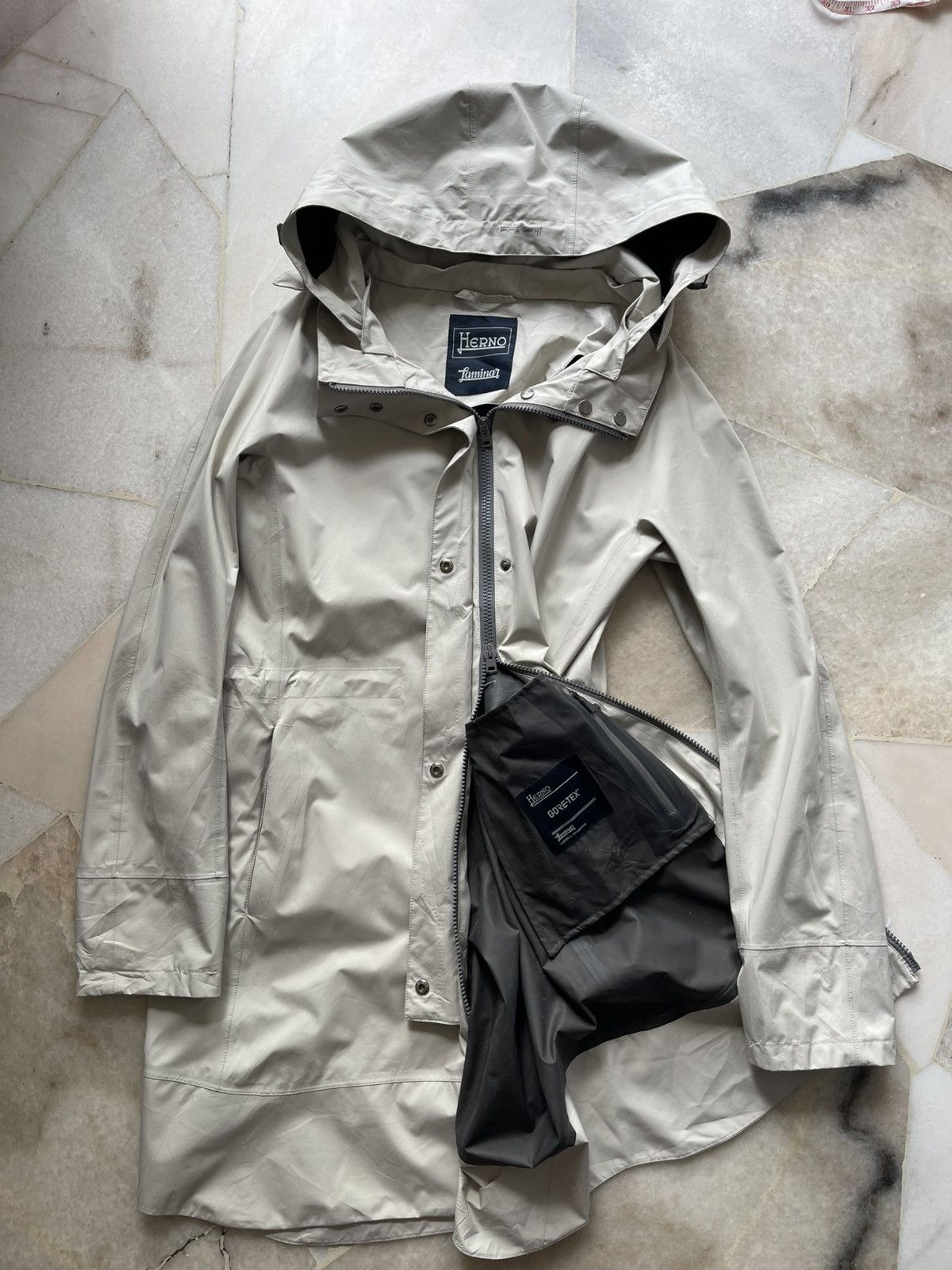 Goretex × Herno Herno Laminar Goretex Parka Size US M / EU 48-50 / 2 - 2 Thumbnail