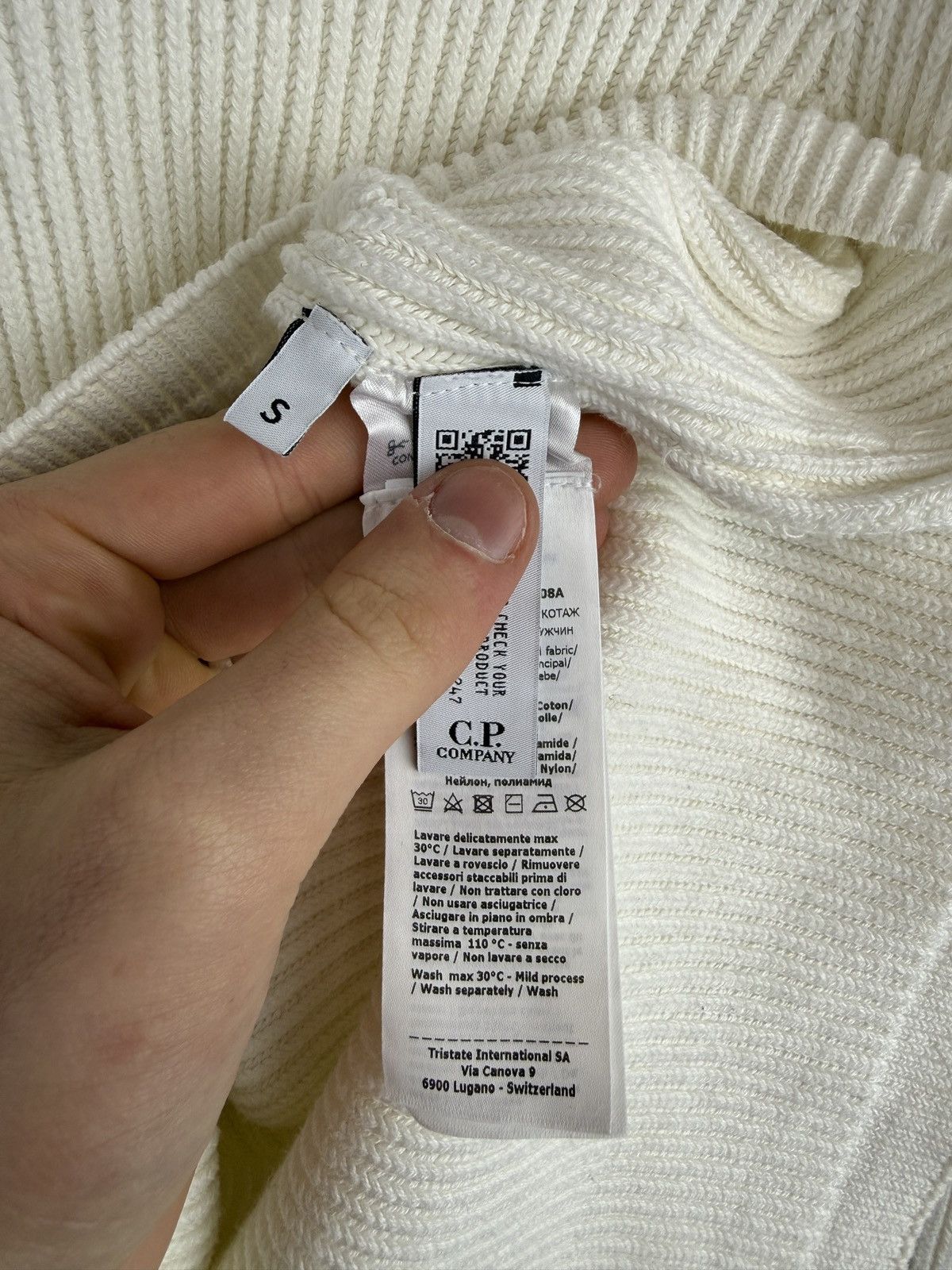 C.P. Company White C.P. Company turtleneck sweater (brand new with tags) Size US S / EU 44-46 / 1 - 7 Thumbnail