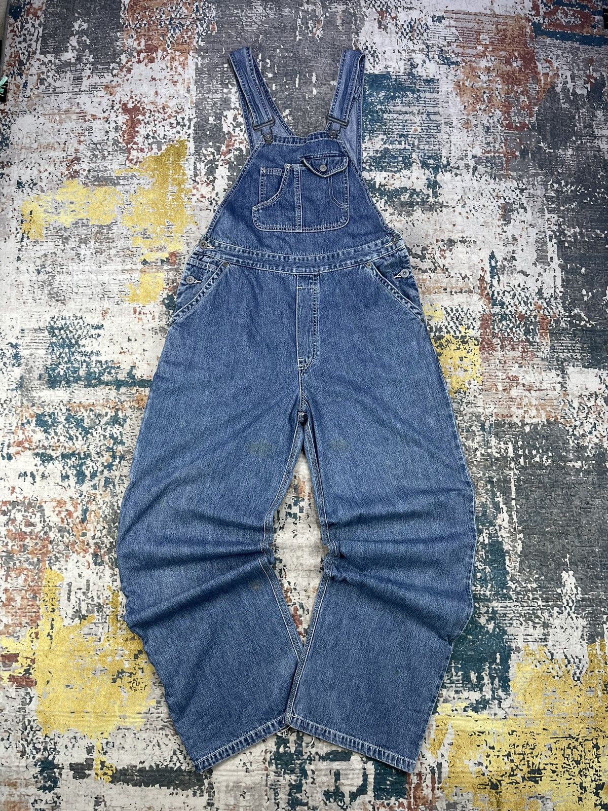 Esprit Vintage Esprit Denim Workwear Suspenders Jumpsuit Size US 30 / EU 46 - 1 Thumbnail