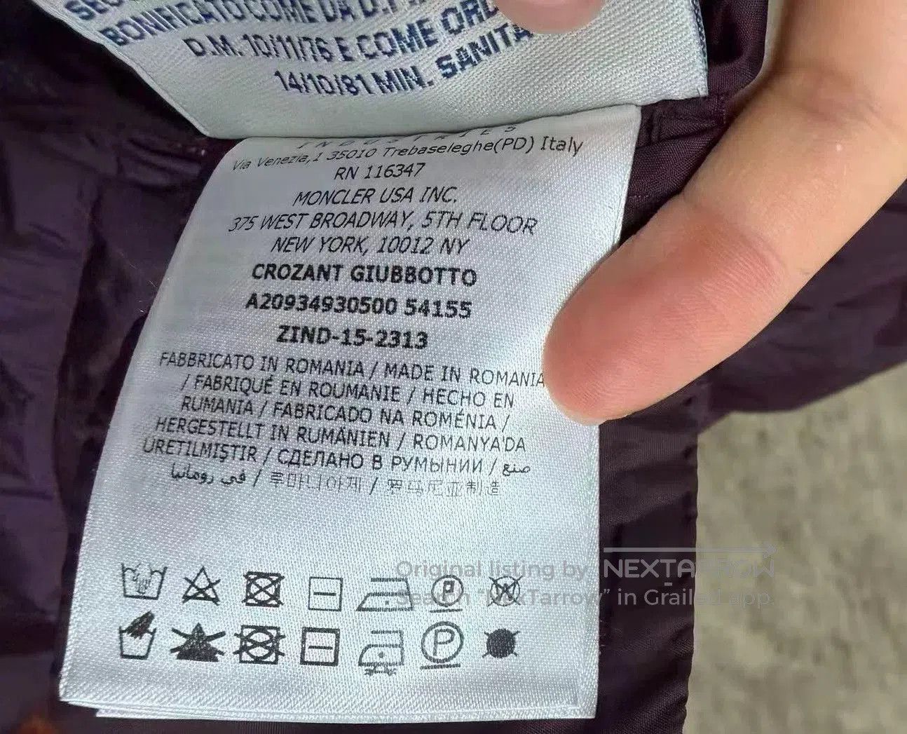 Moncler Moncler Down Jacket Coat. Size US S / EU 44-46 / 1 - 6 Thumbnail