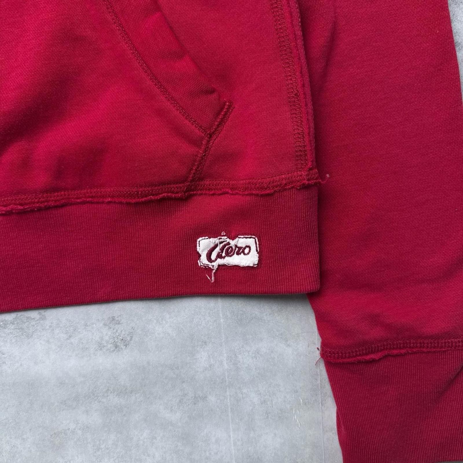 Aeropostale Y2K Aeropostale 00s Red Button Hoodie Jacket Size S / US 4 / IT 40 - 6 Thumbnail
