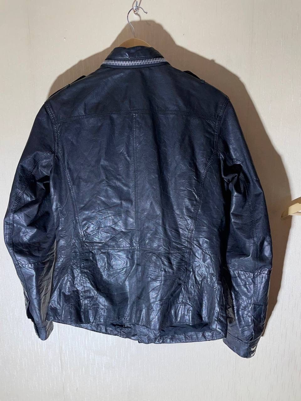 Allsaints × Vintage Allsaints Vintage Biker Leather Jacket Size US M / EU 48-50 / 2 - 11 Thumbnail
