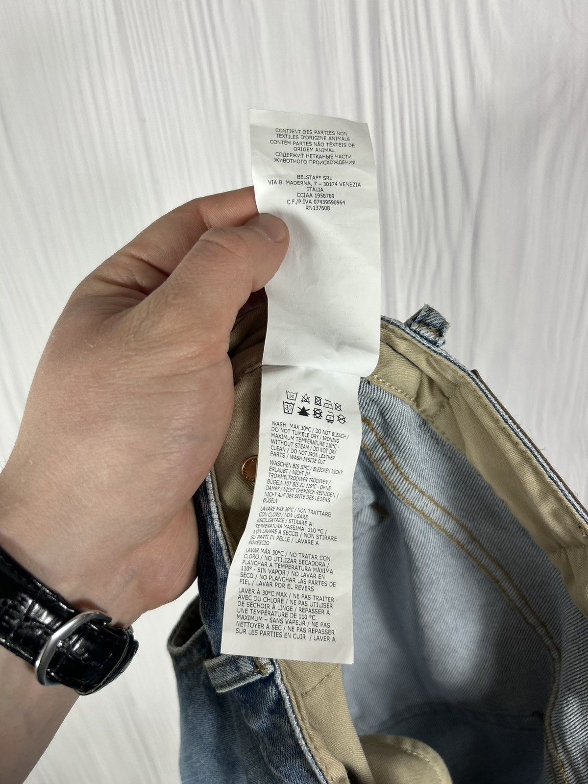 Belstaff Belstaff England Denim Pants Jeans Size 34 Motorcycle Size US 34 / EU 50 - 11 Thumbnail