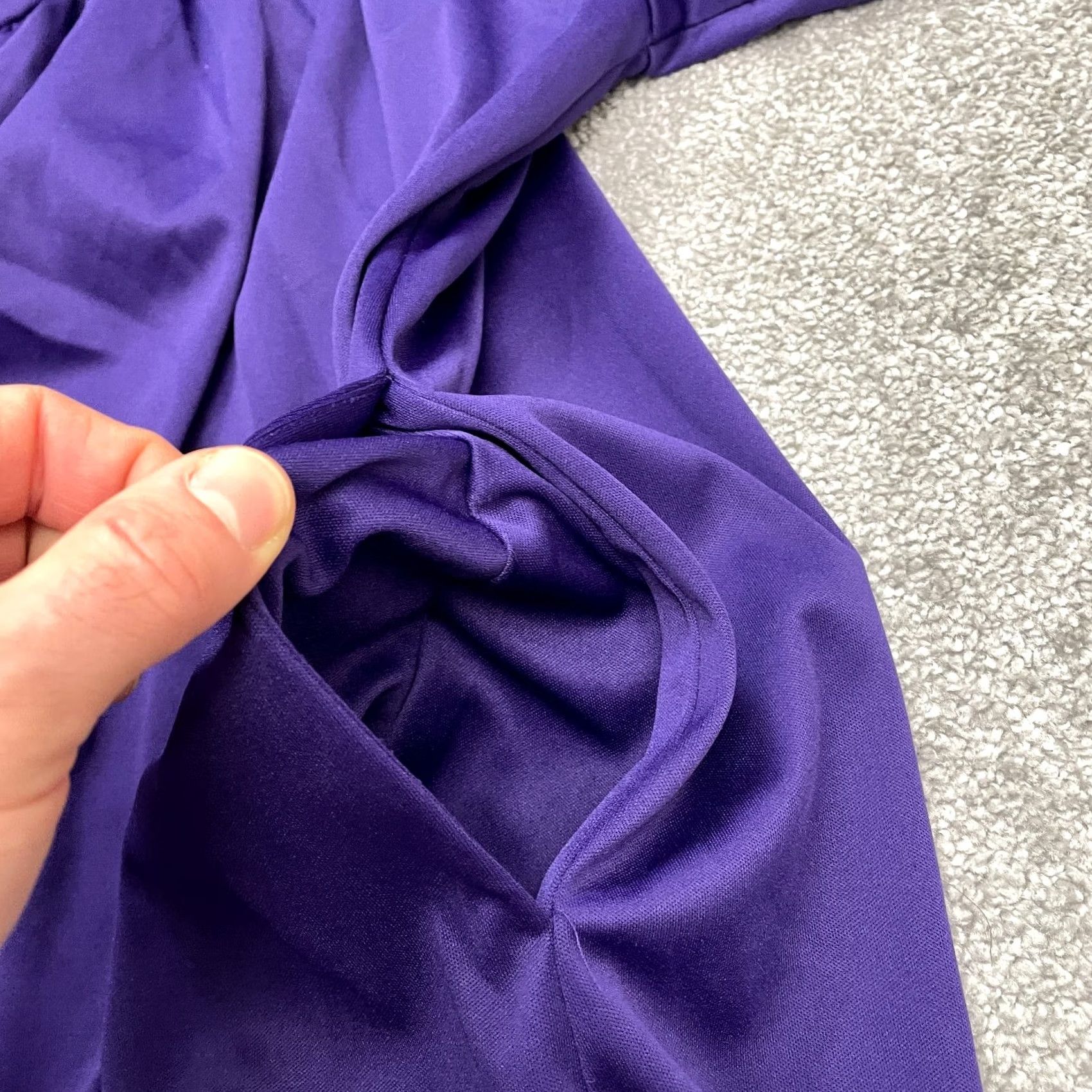 Vintage VINTAGE Lane Bryant Embroidered Midi Shift Dress Womens 24 Purple Pockets Size 4XL / US 24-26 - 4 Thumbnail
