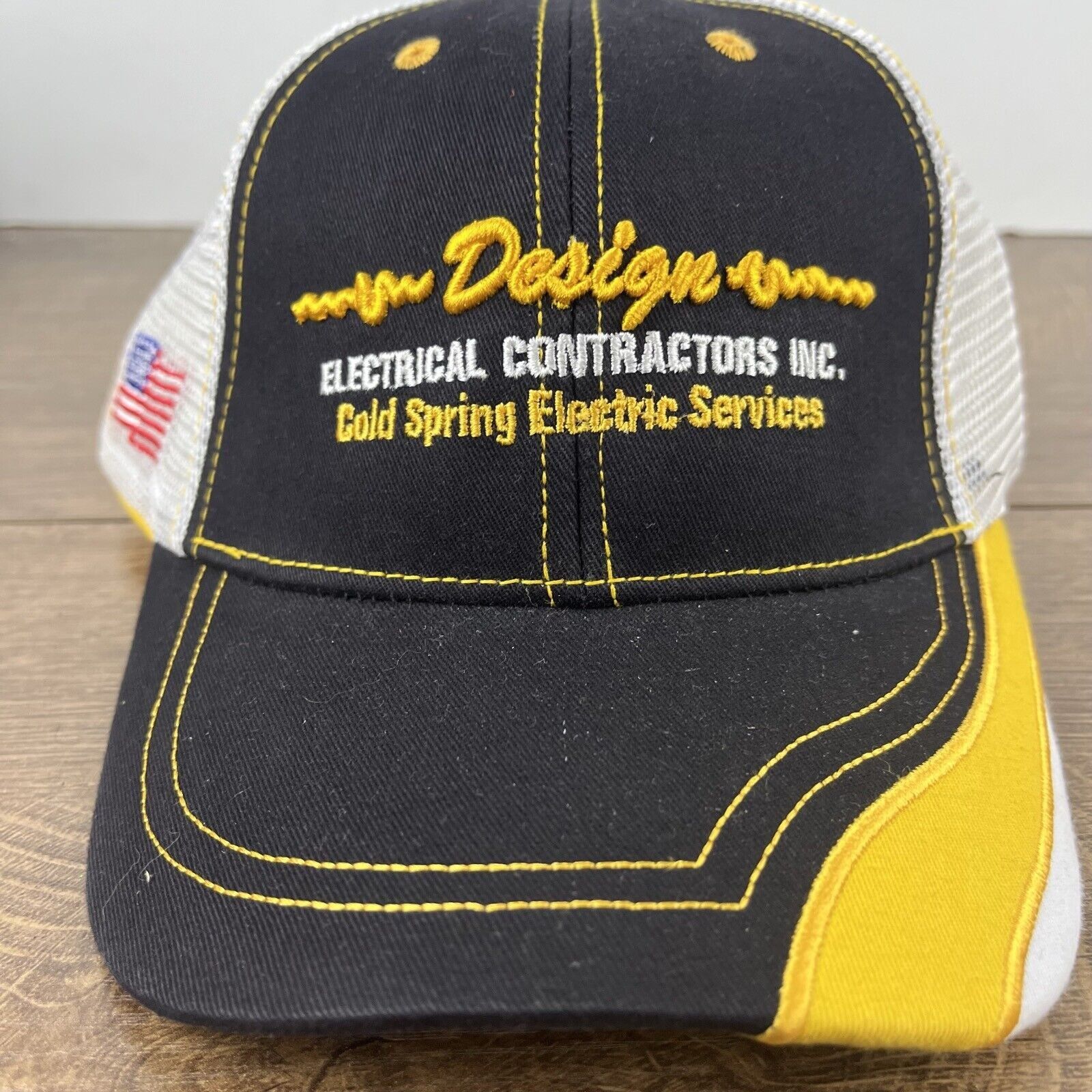 Other Design Electrical Contractors Hat Black Cap Hat Adjustable H Size ONE SIZE - 6 Thumbnail