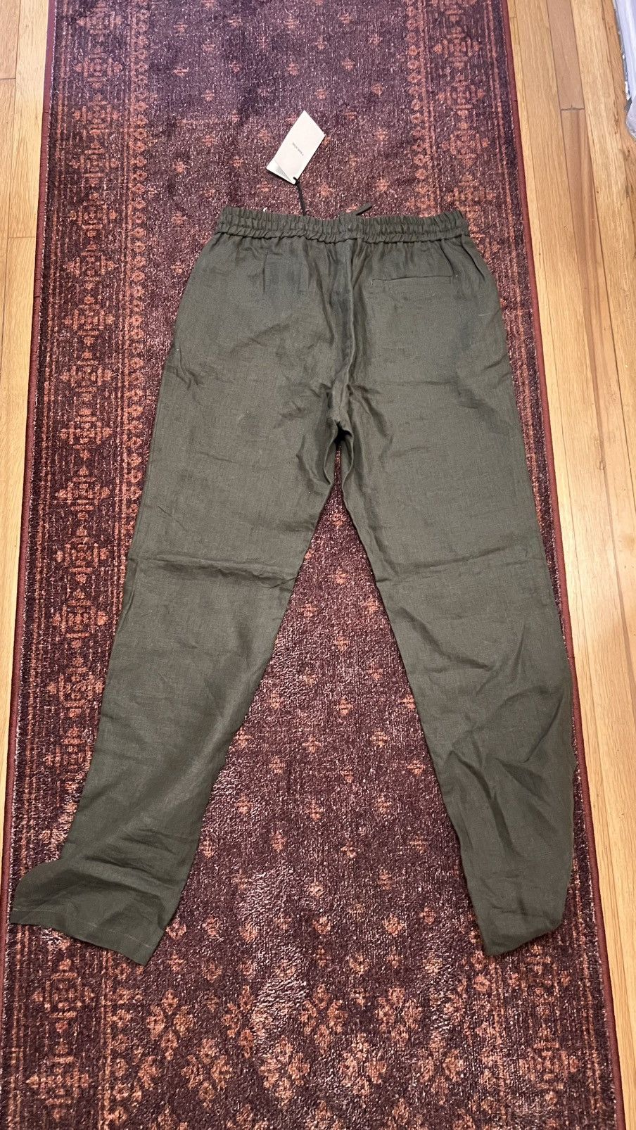 De Bonne Facture Linen Easy Pants ( !) in Blue, Men's (Size 38) — image 2 of 5