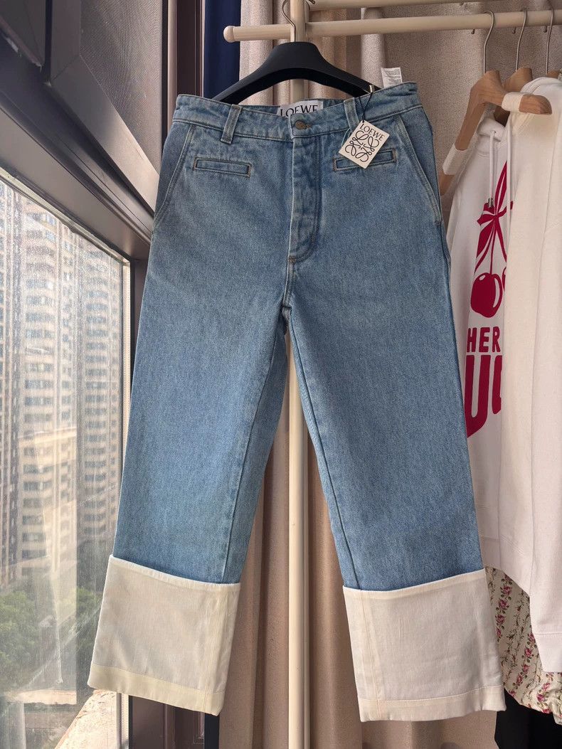 Loewe LOEWE Cowboy plaid trousers Size 24" / US 00 / IT 34 - 1 Thumbnail