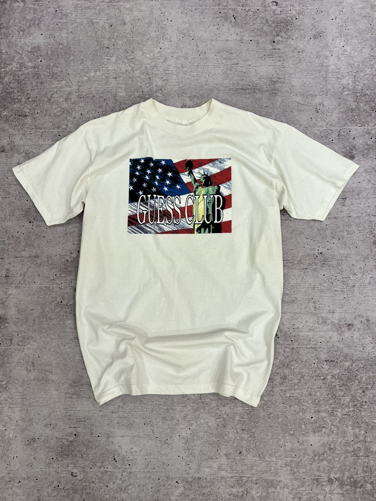 Guess 🩸RARE🩸Guess Club Vintage Made in USA T Shirt Size US L / EU 52-54 / 3 - 1 Thumbnail