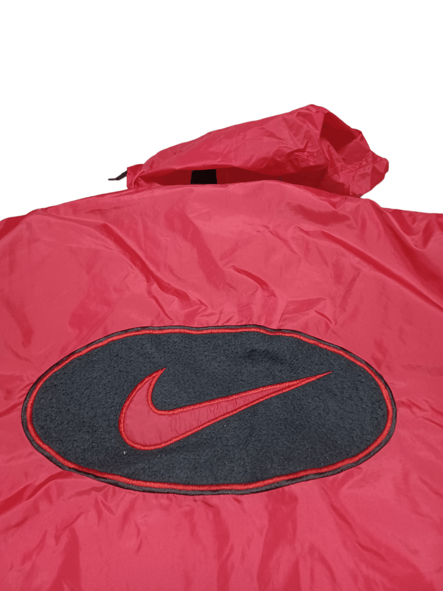 Nike VINTAGE BIG SWOOSH 90S NIKE BIGLOGO NYLON LONG JACKET Size US XL / EU 56 / 4 - 4 Thumbnail