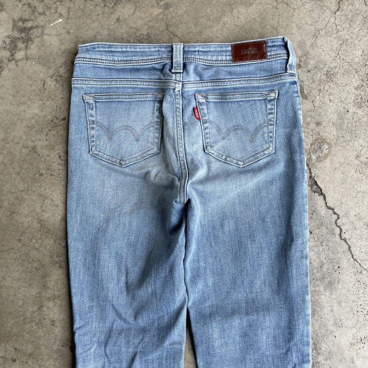 Edwin 🔥Vintage Edwin Stoned Washed Ripped Women Denim Jeans Size 28" / US 6 / IT 42 - 5 Thumbnail