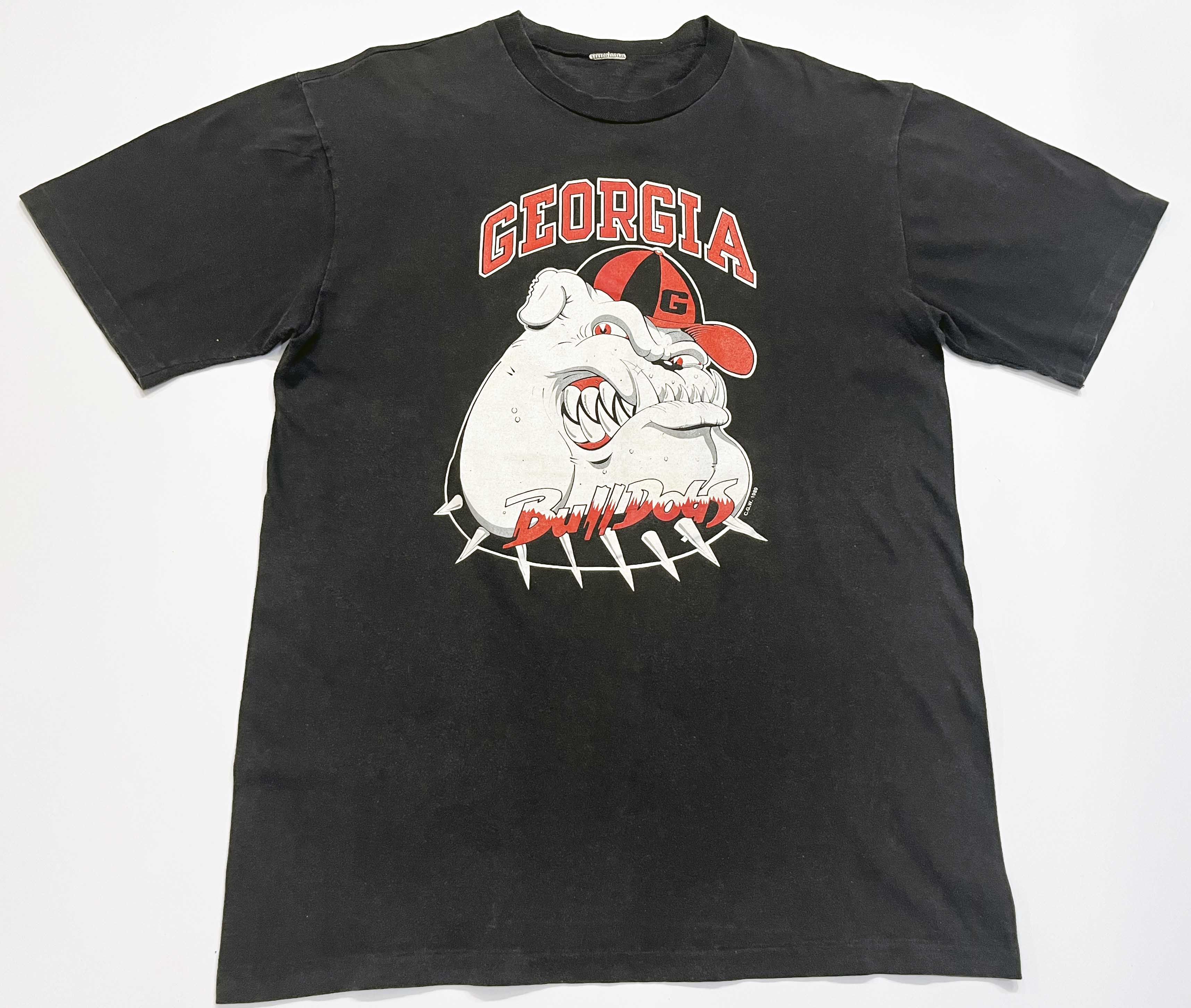 NCAA Vintage 1989 Georgia Bulldogs NCAA Football T-Shirt Size US L / EU 52-54 / 3 - 1 Thumbnail