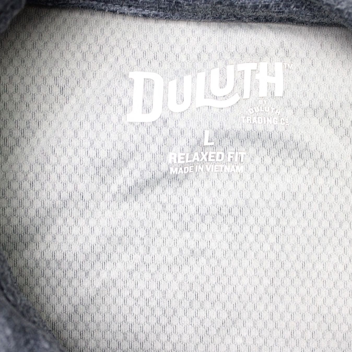 Vintage Duluth Polo Shirt Mens Large Gray Relaxed Fit Short Sleeve Polo Shirt Shirt Grays Mens Size US L / EU 52-54 / 3 - 6 Thumbnail