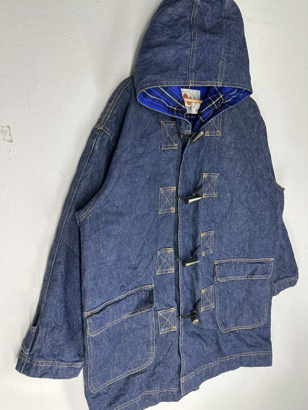 Fox Racing Vintage Alpha Cubic Racing Team Long Denim Jacket Size US XL / EU 56 / 4 - 3 Thumbnail