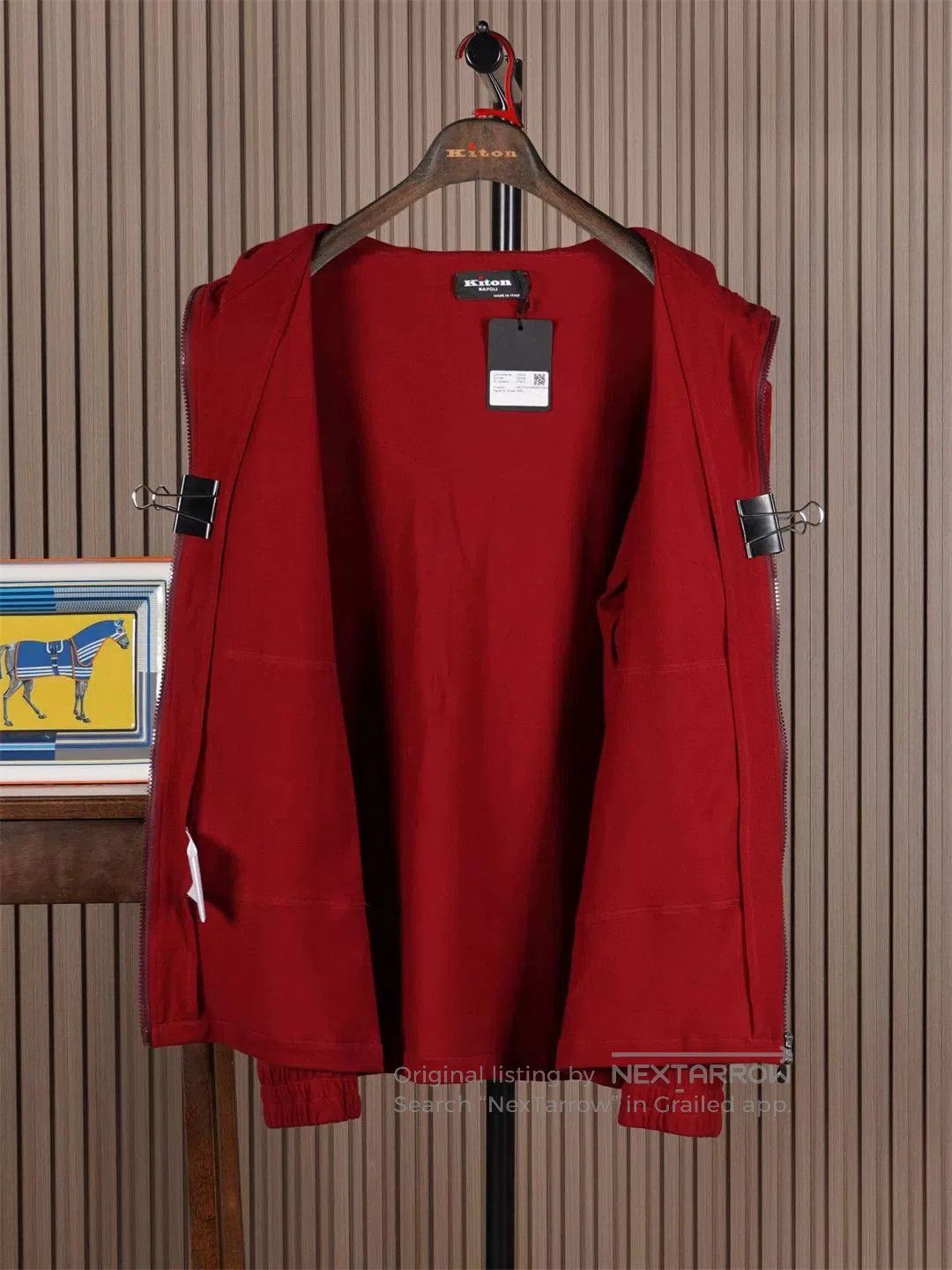 Kiton Kiton Lightweight Hooded Jacket. Size US L / EU 52-54 / 3 - 3 Thumbnail