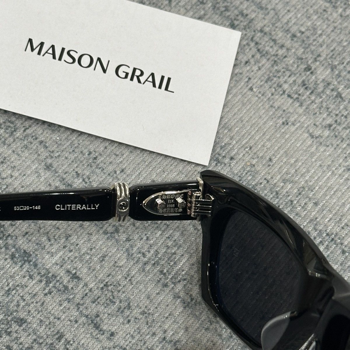Chrome Hearts CHROME HEARTS CLITERALLY SUNGLASSES Size ONE SIZE - 9 Thumbnail