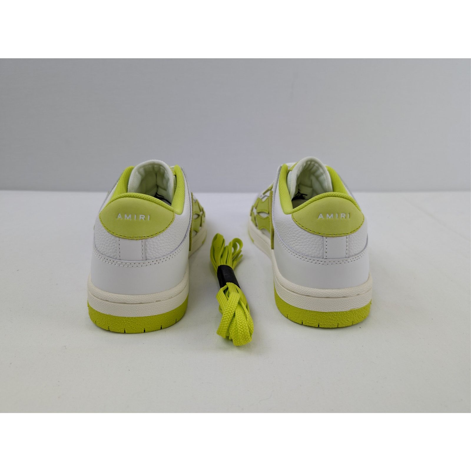Amiri o1rshd1 Skel top Low / Skeleton Top Low Sneakers Neon Yellow Size US 9 / EU 42 - 9 Thumbnail