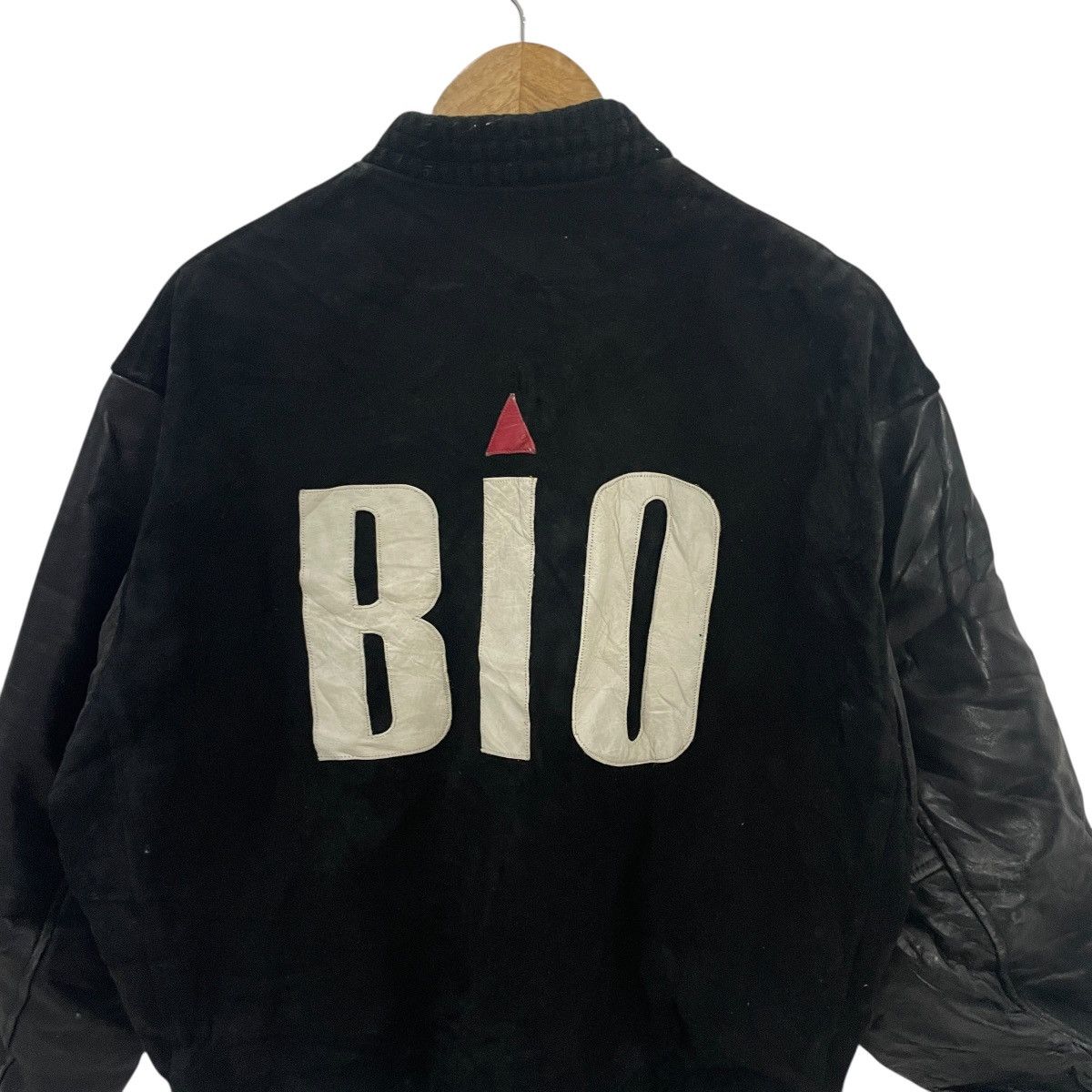 Japanese Brand Vintage Bio Big Logo Varsity Jacket Size US XL / EU 56 / 4 - 2 Thumbnail