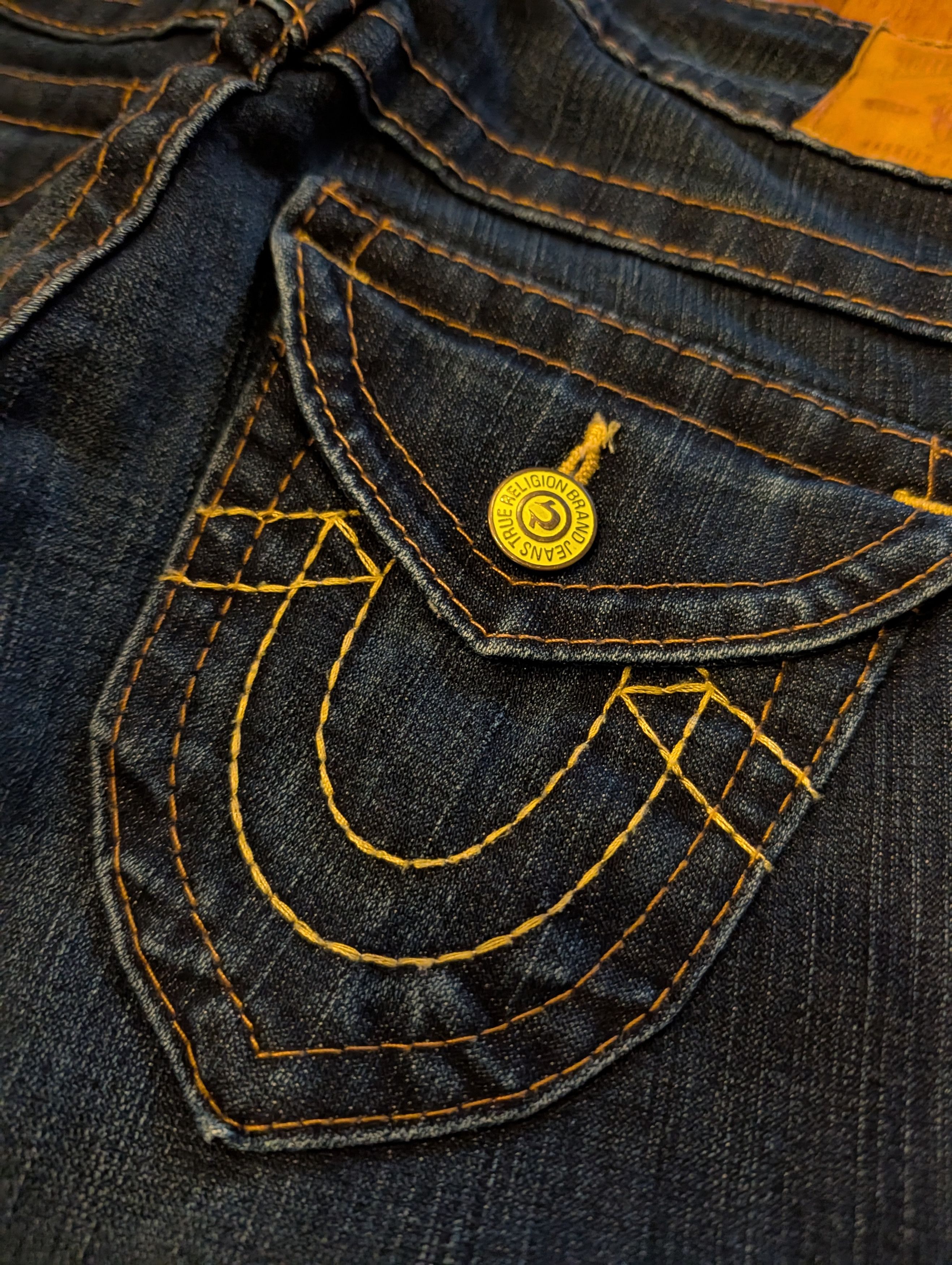 True Religion Vintage Y2K True Religion 27x33 Flare Blue Denim Jeans Size 27" / US 4 / IT 40 - 2 Thumbnail