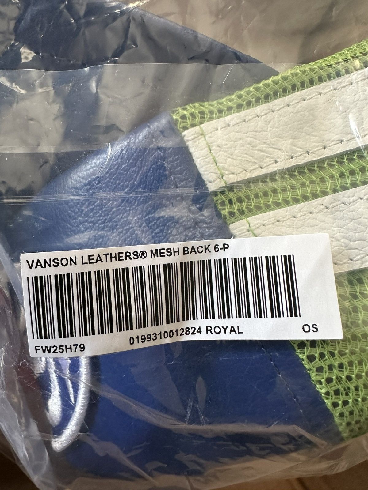 Supreme × Vanson Leathers Supreme Vanson Leather Mesh Back Hat Cap 6 Panel Size ONE SIZE - 3 Thumbnail