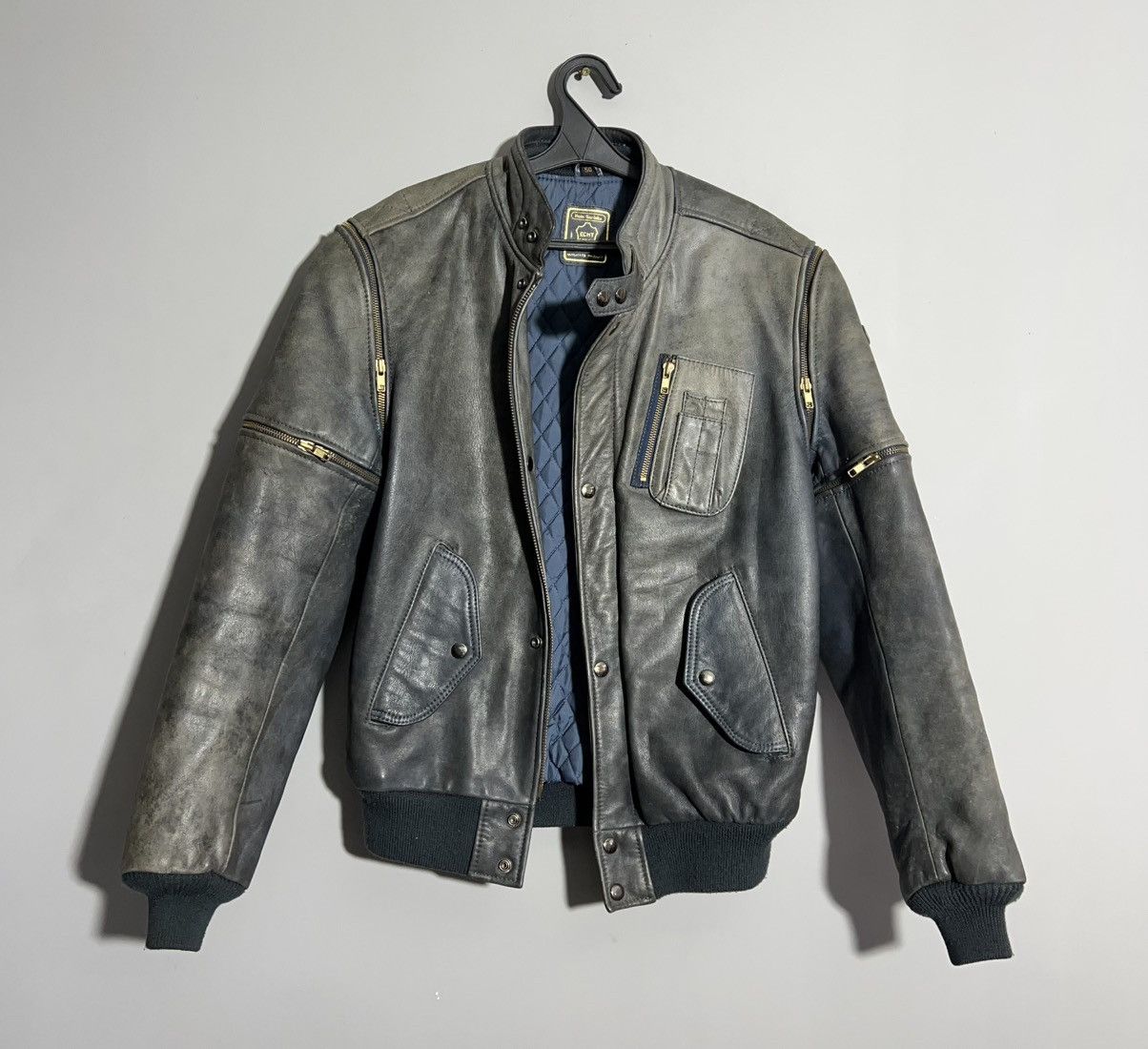 Hein Gericke × Vintage Vintage 90s Hein Gericke Leather Biker Zipper Racing Jacket Size US M / EU 48-50 / 2 - 1 Thumbnail
