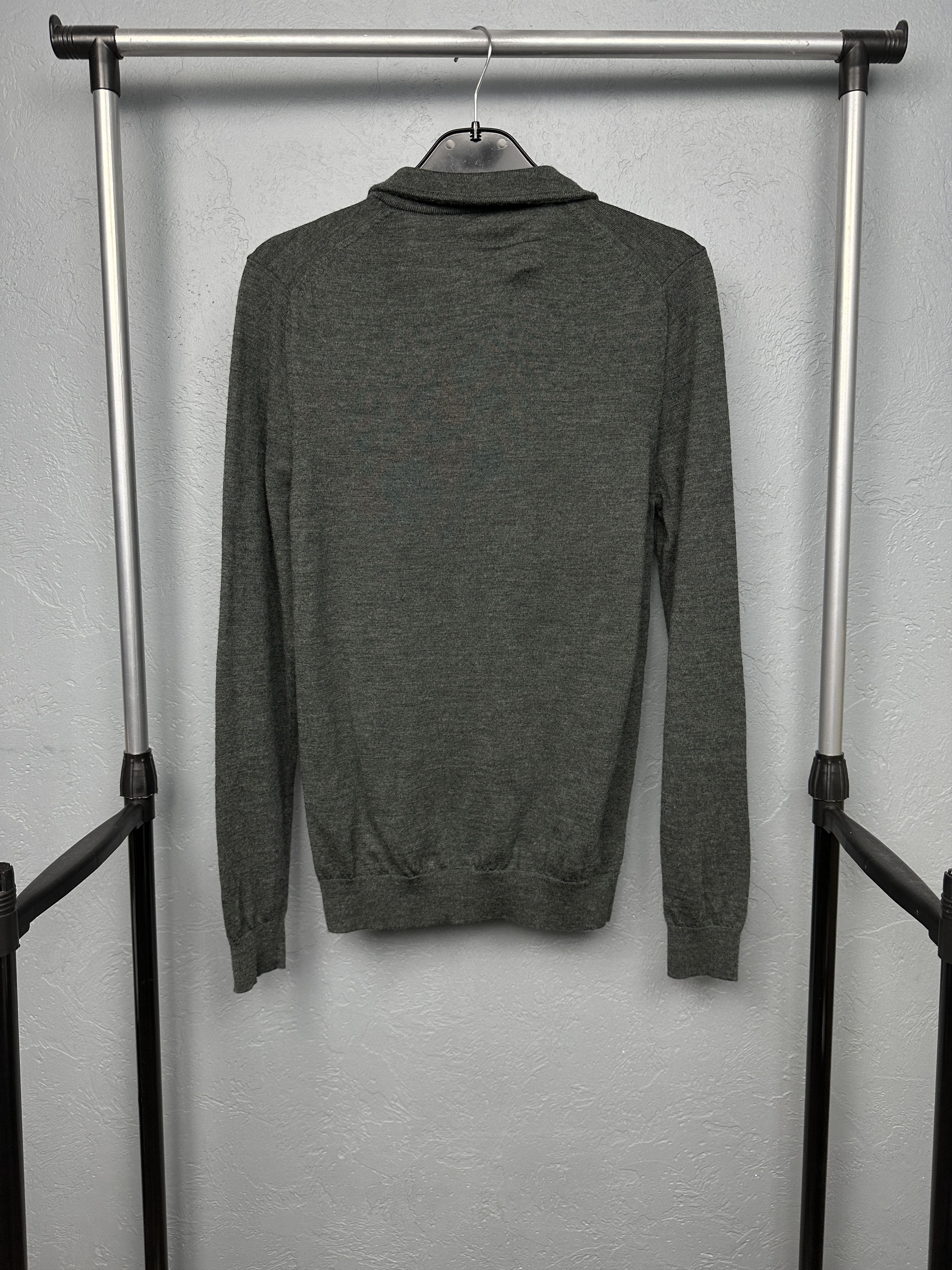 Reiss Reiss Mens Merino Wool Quarter 1\4 Zip Sweater Size US S / EU 44-46 / 1 - 6 Thumbnail