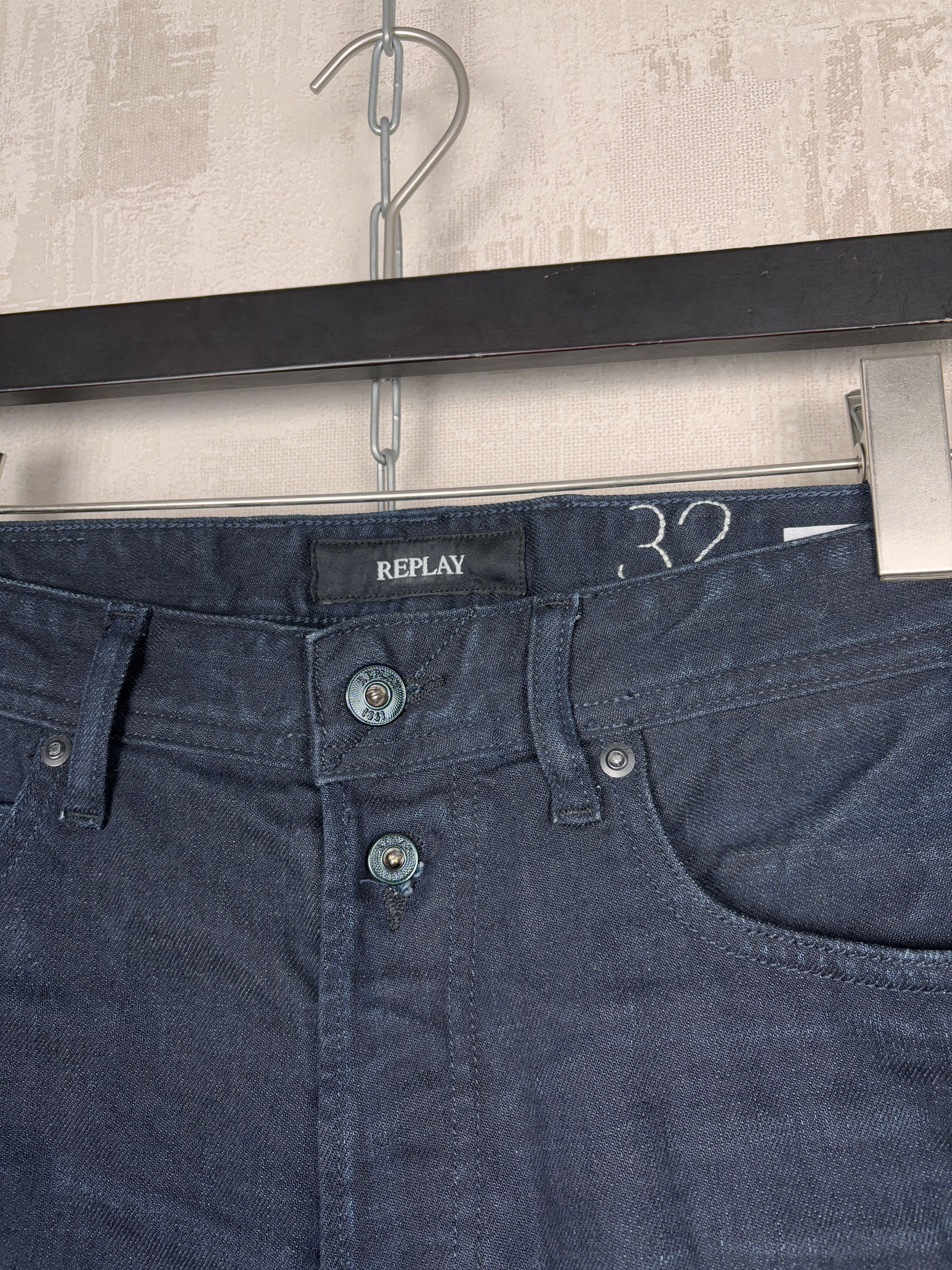 Replay Replay RBJ 901 Taper Jeans W 32 / L 34 Dark Blue RRP £ 125 Size US 32 / EU 48 - 15 Thumbnail