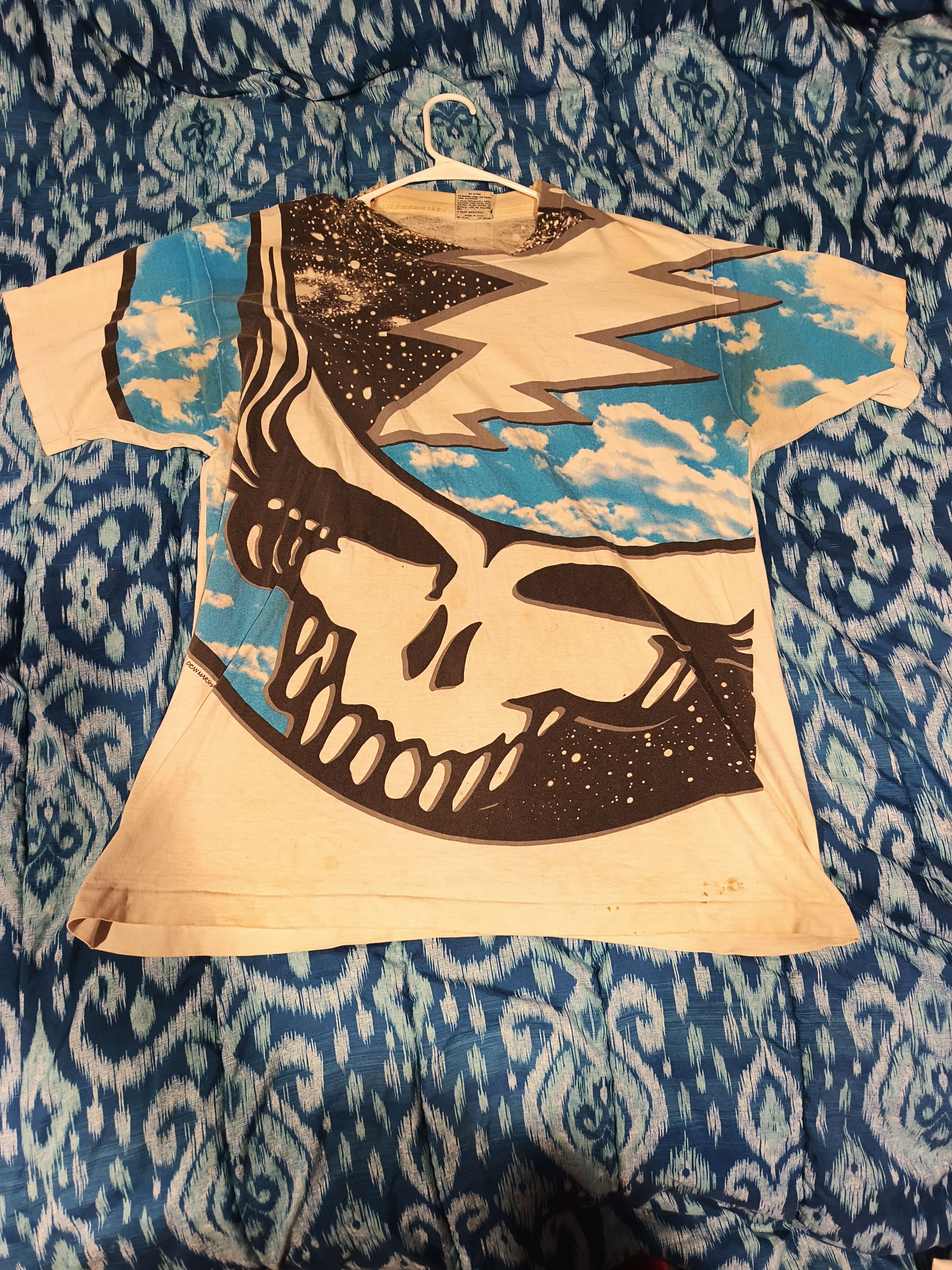 Liquid Blue Grateful Dead steal your face vintage liquid blue tee Size US XL / EU 56 / 4 - 1 Thumbnail