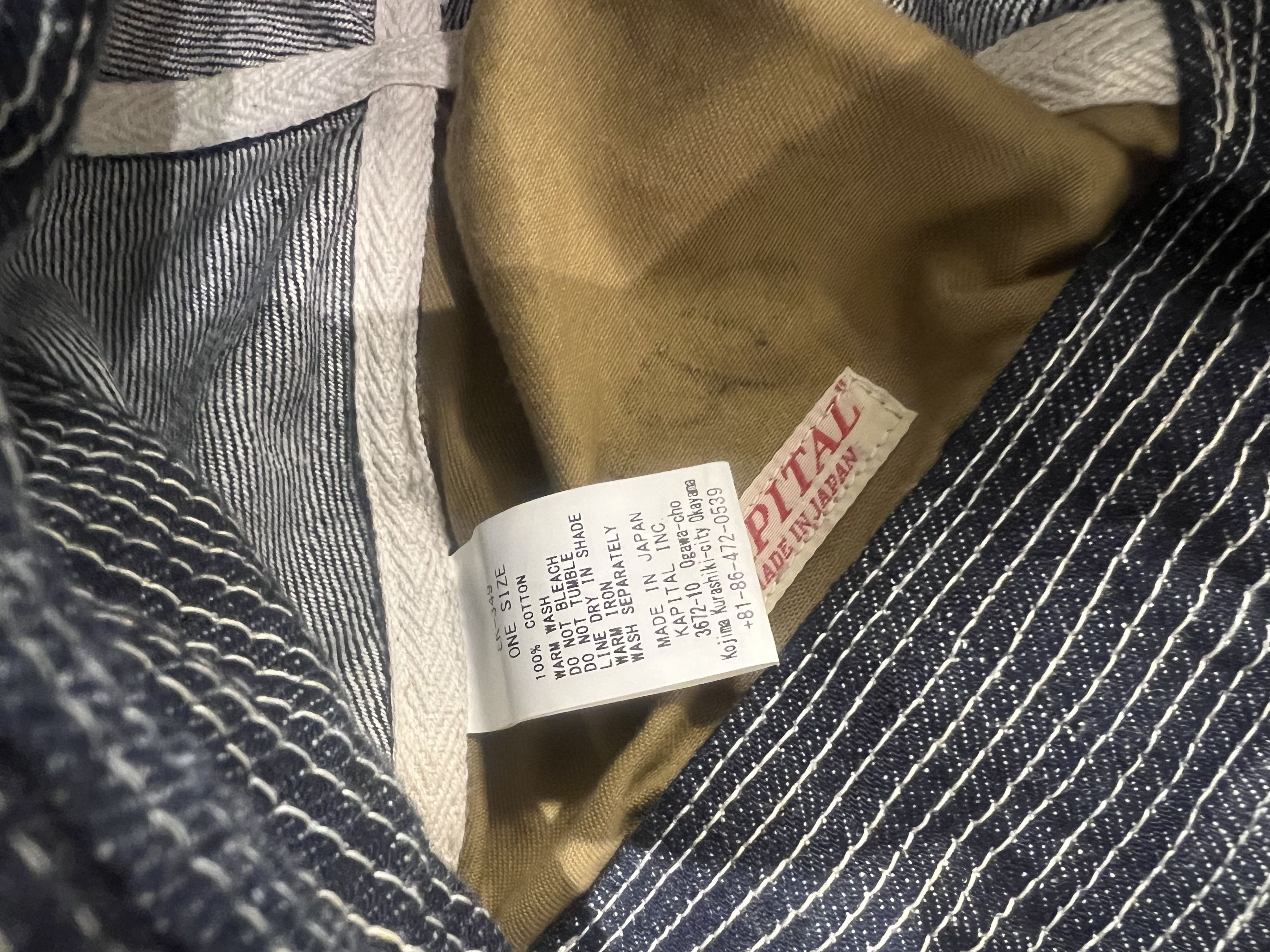 Kapital Kapital denim bucket hat Size ONE SIZE - 5 Thumbnail