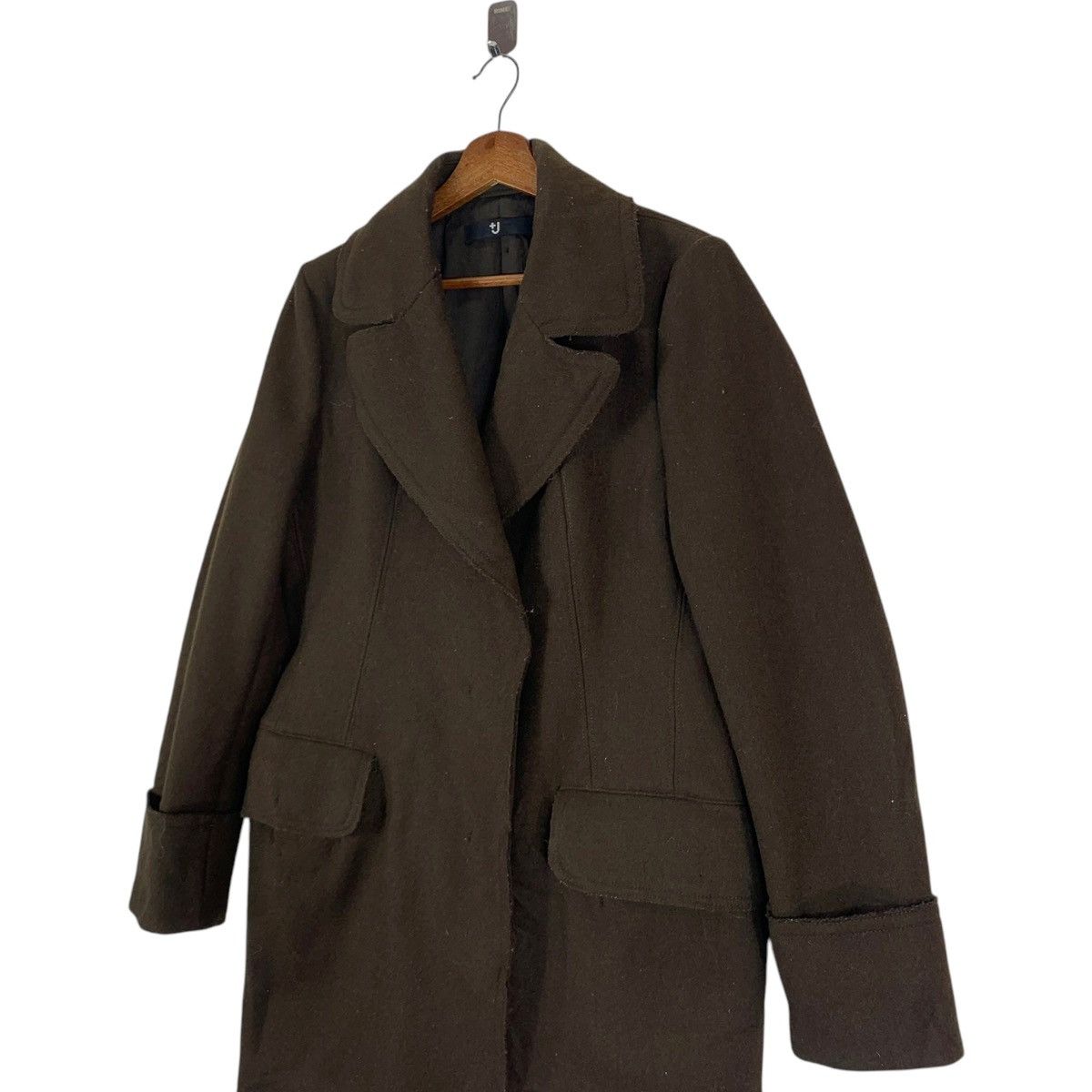 Jil Sander × Uniqlo VINTAGE JILL SANDER X UNIQLO JAPAN WOOL OVERCOAT Size L / US 10 / IT 46 - 5 Thumbnail