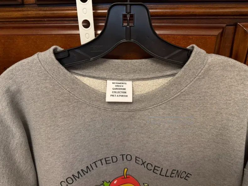 Vetements Vetements Grey Hoodie Size US L / EU 52-54 / 3 - 3 Thumbnail